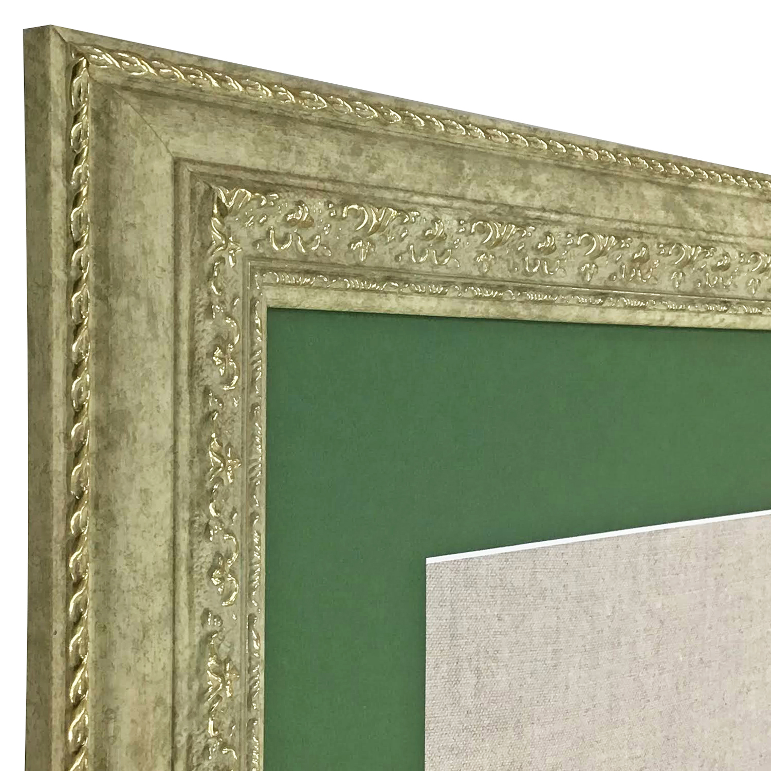 ボタニカル調の刺繍