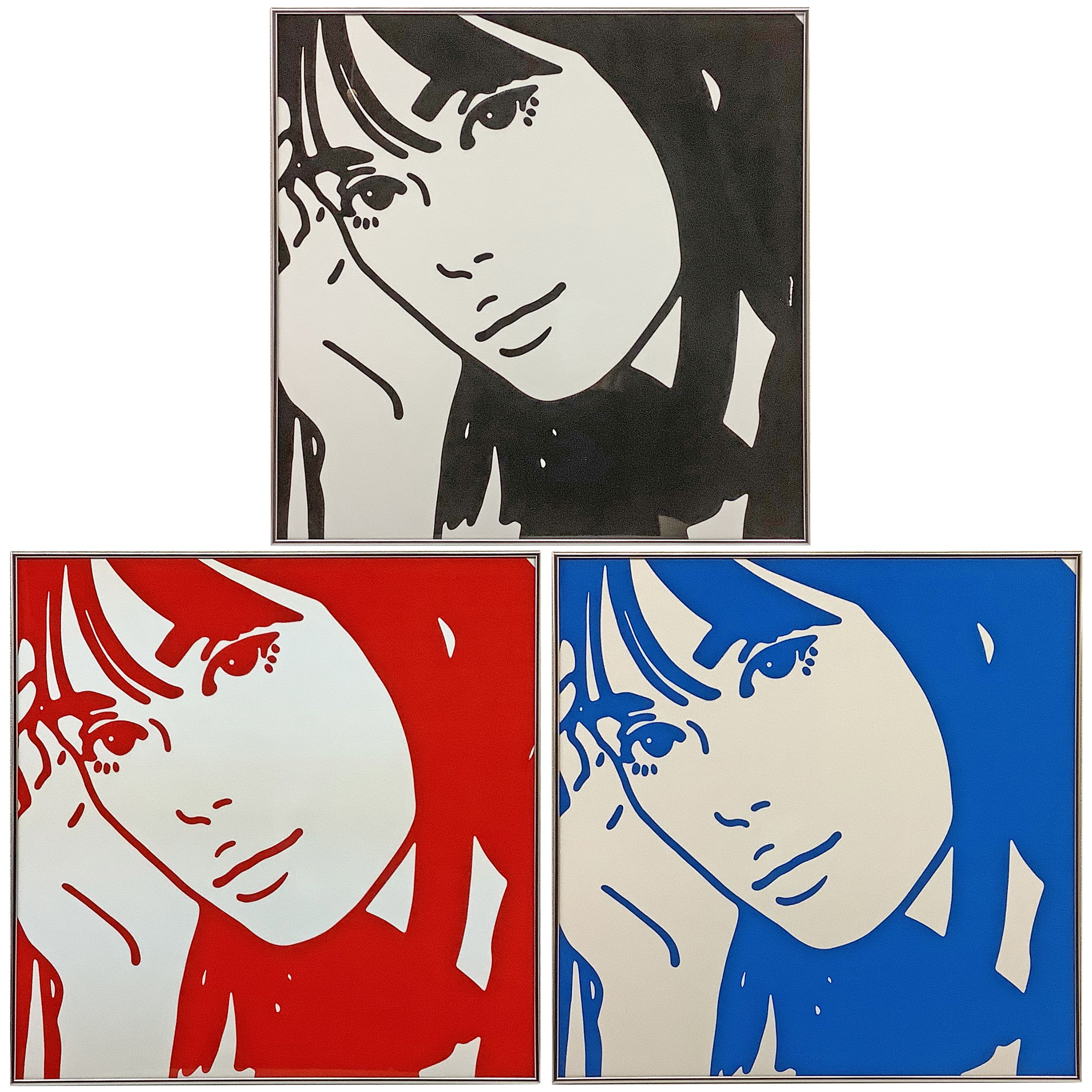 Allover Kyne Tシャツ 赤青黒