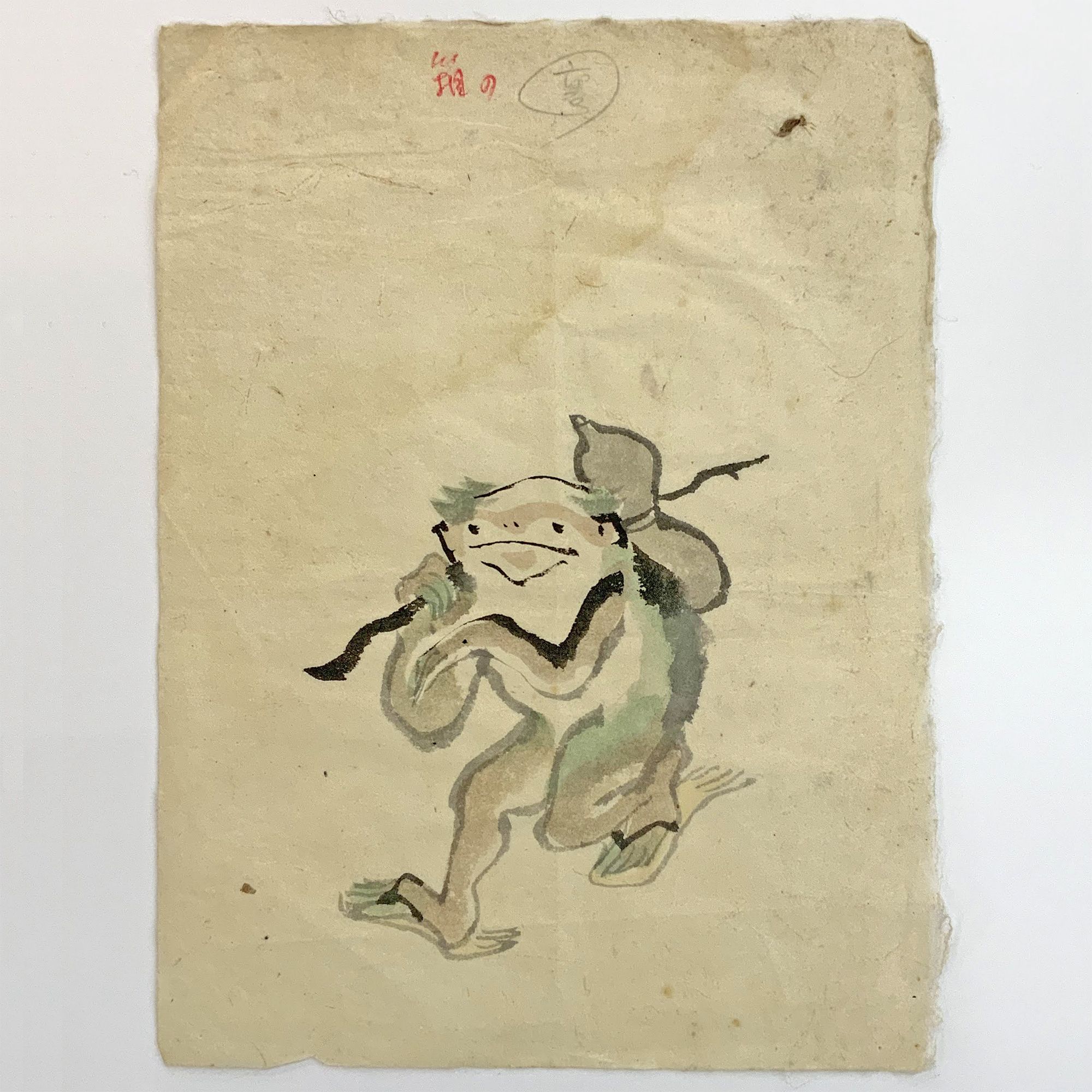 額装実例3 河童 墨彩画