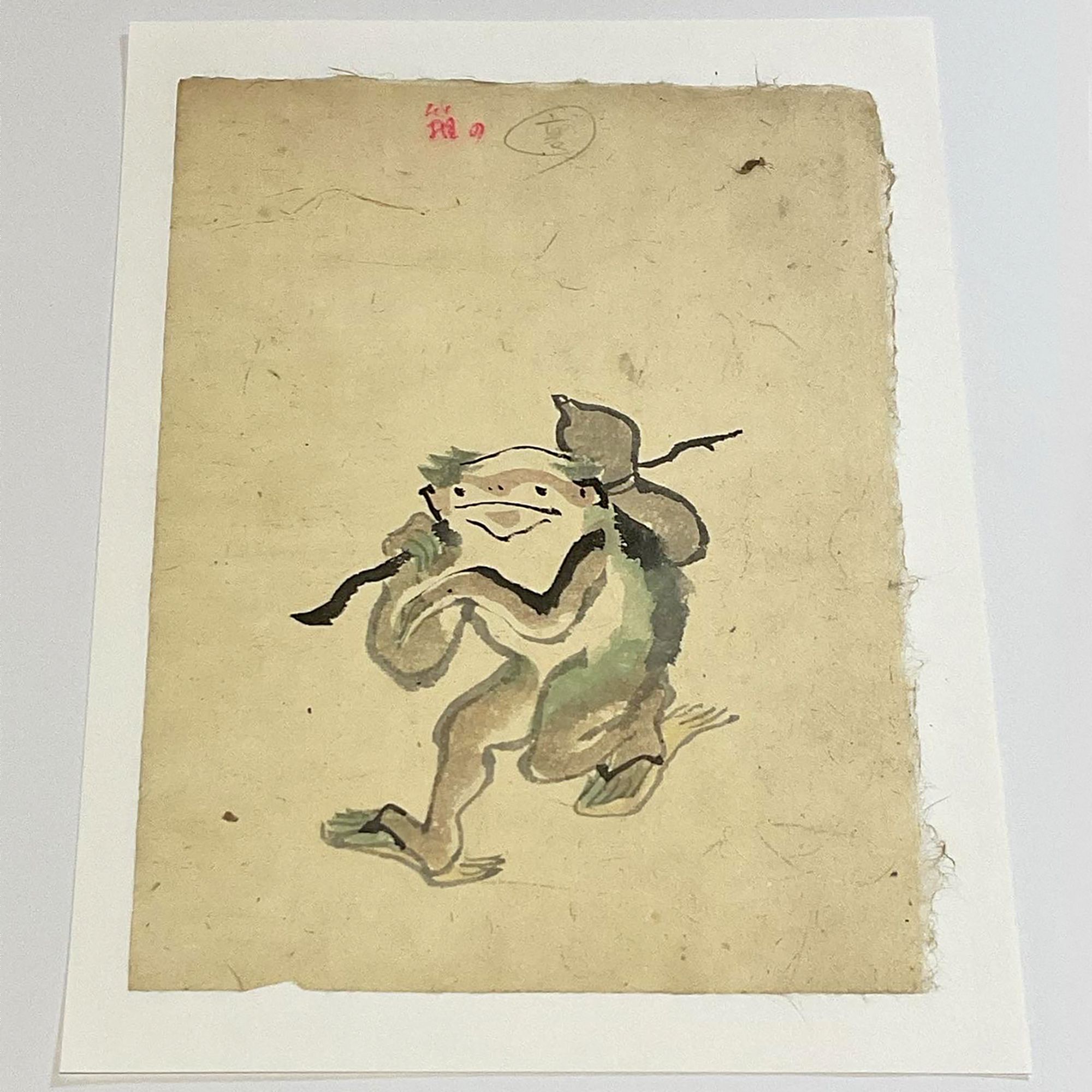 額装実例4 河童 墨彩画
