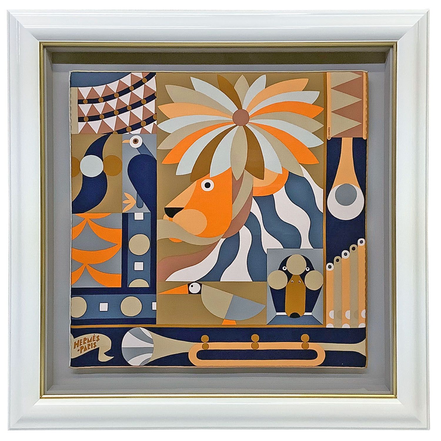 エルメスカレ45 浮かし額装