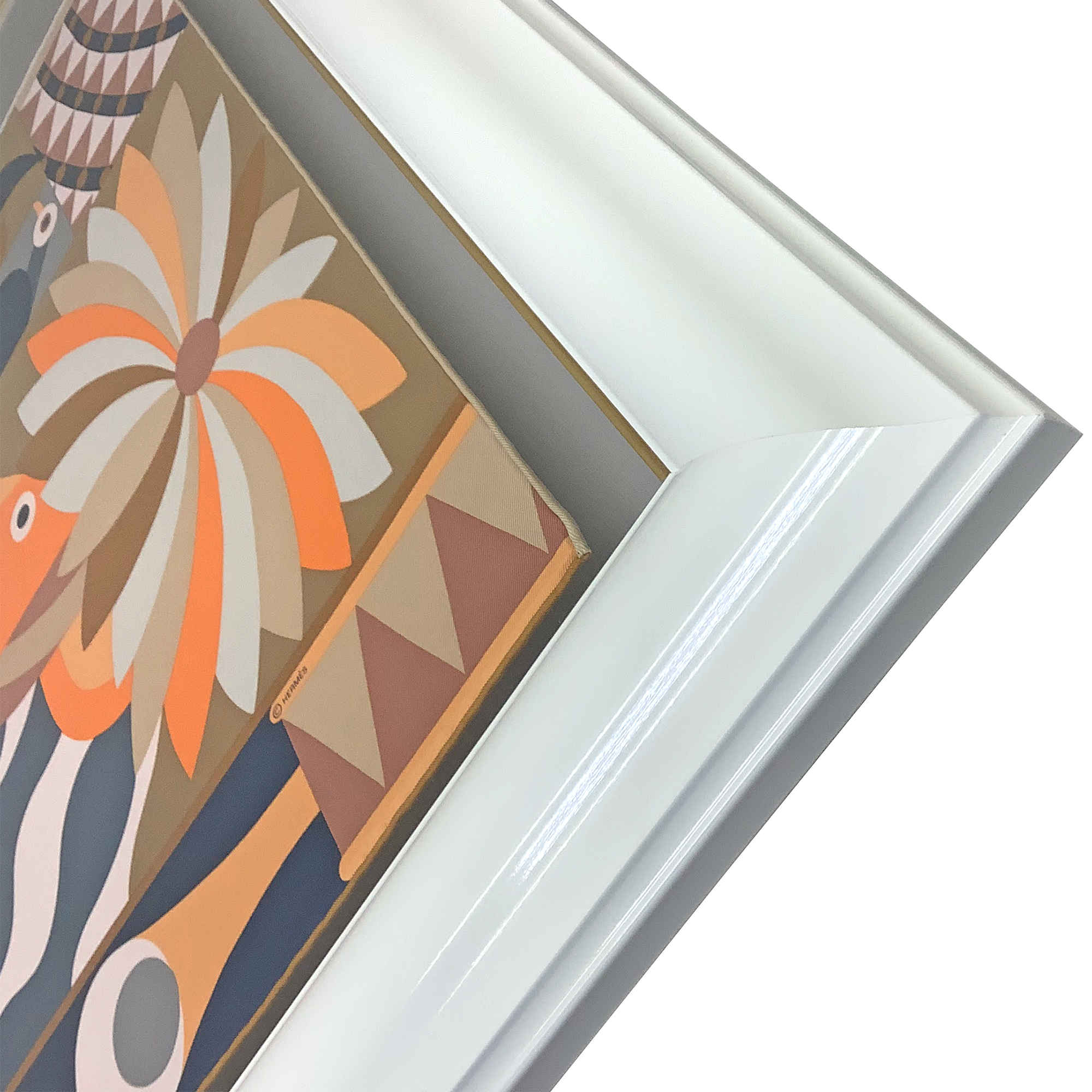 エルメスカレ45 浮かし額装