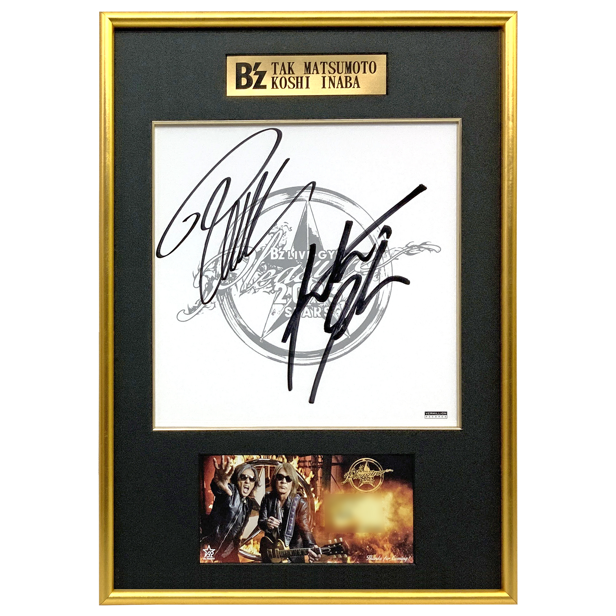 色紙 チケット B'z