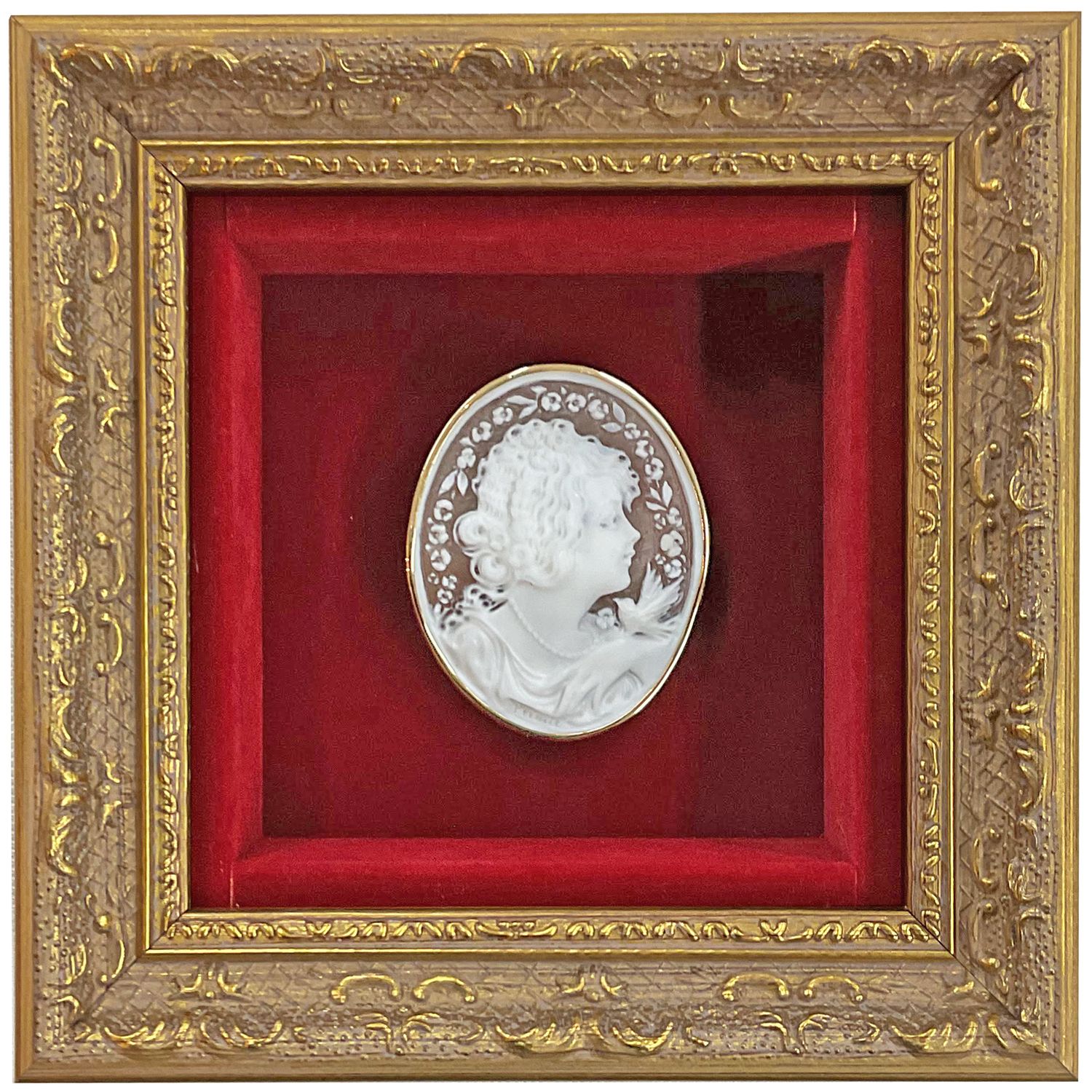 カメオ ブローチ