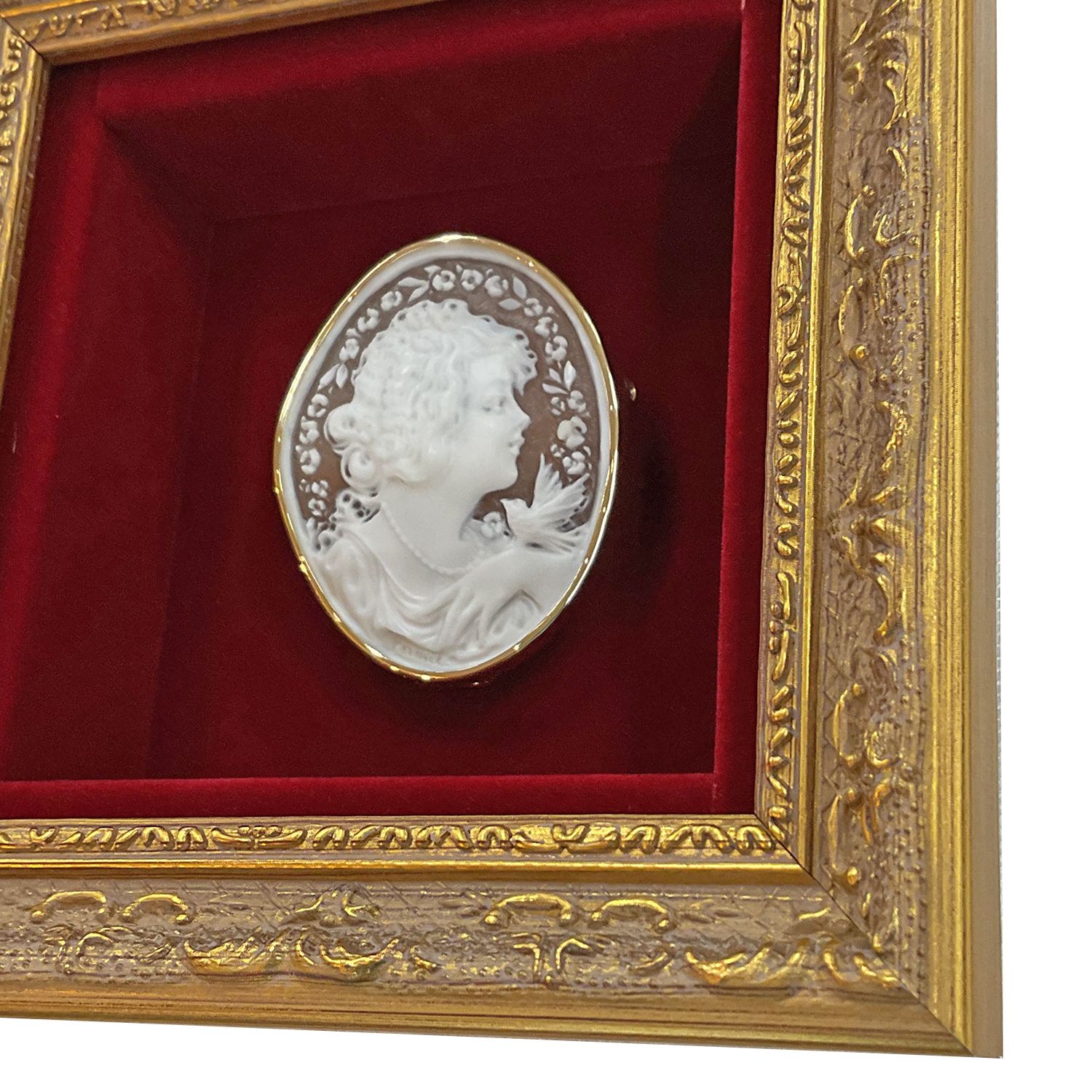 カメオ ブローチ