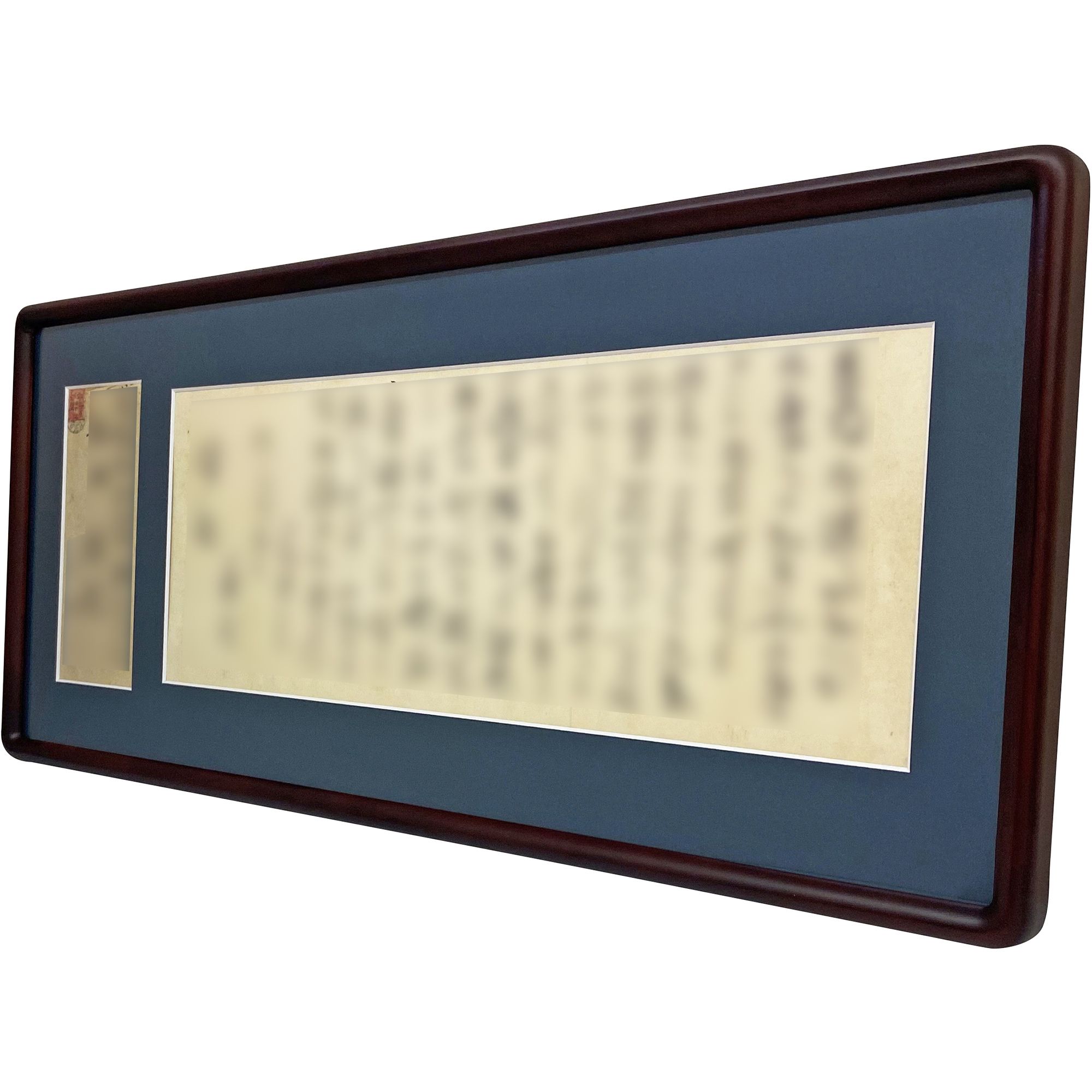 額装実例5 封筒とお手紙 書簡