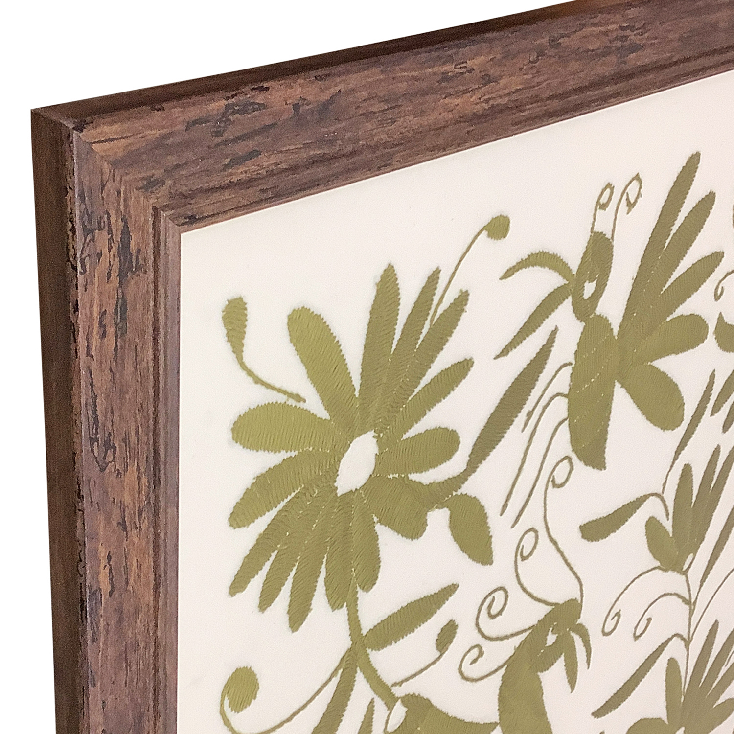 メキシコ オトミ刺繍のウォールアート