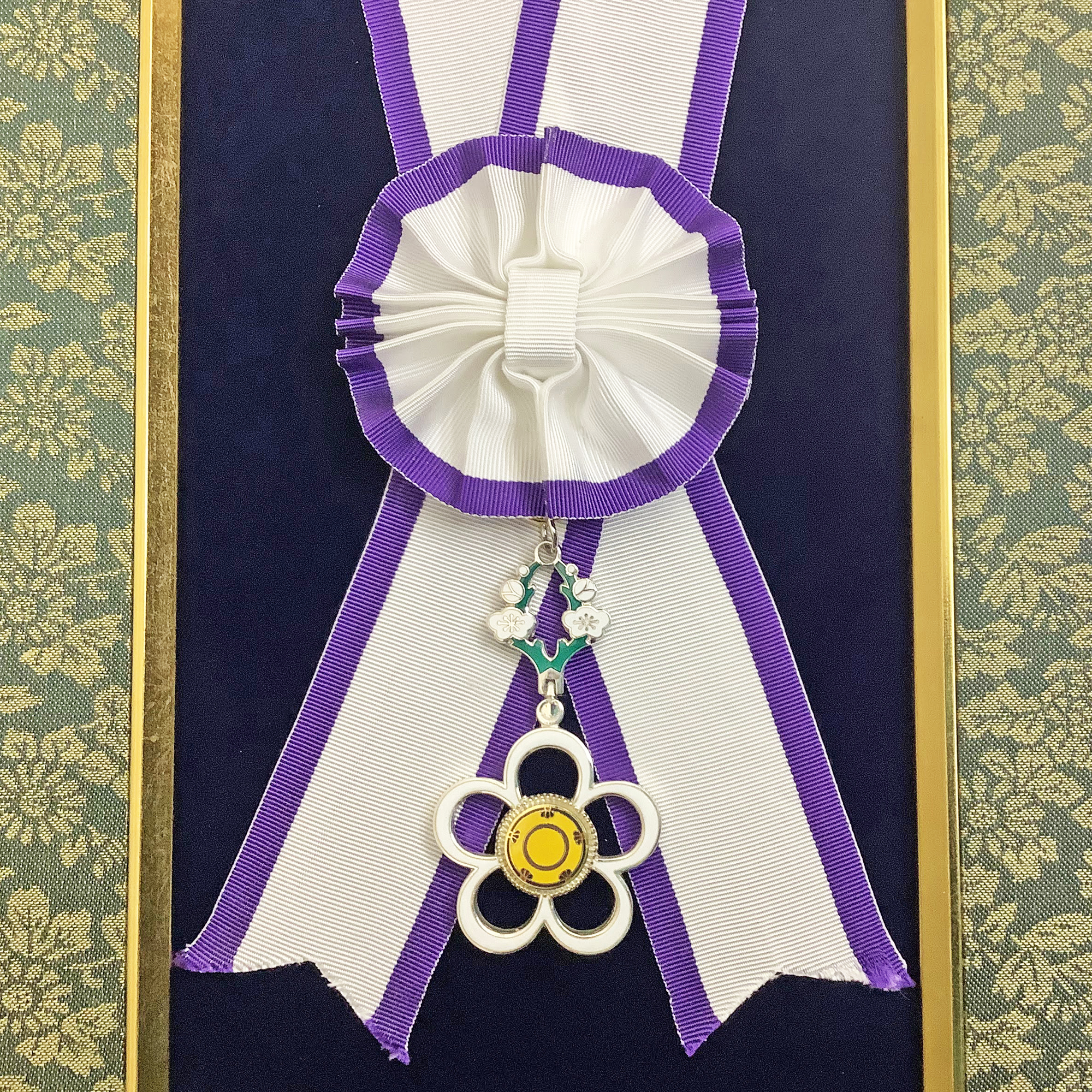 額装実例6 日本民謡協会 民謡功労章