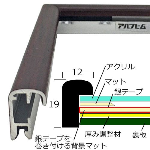 詳細画像10 銀テープ専用額