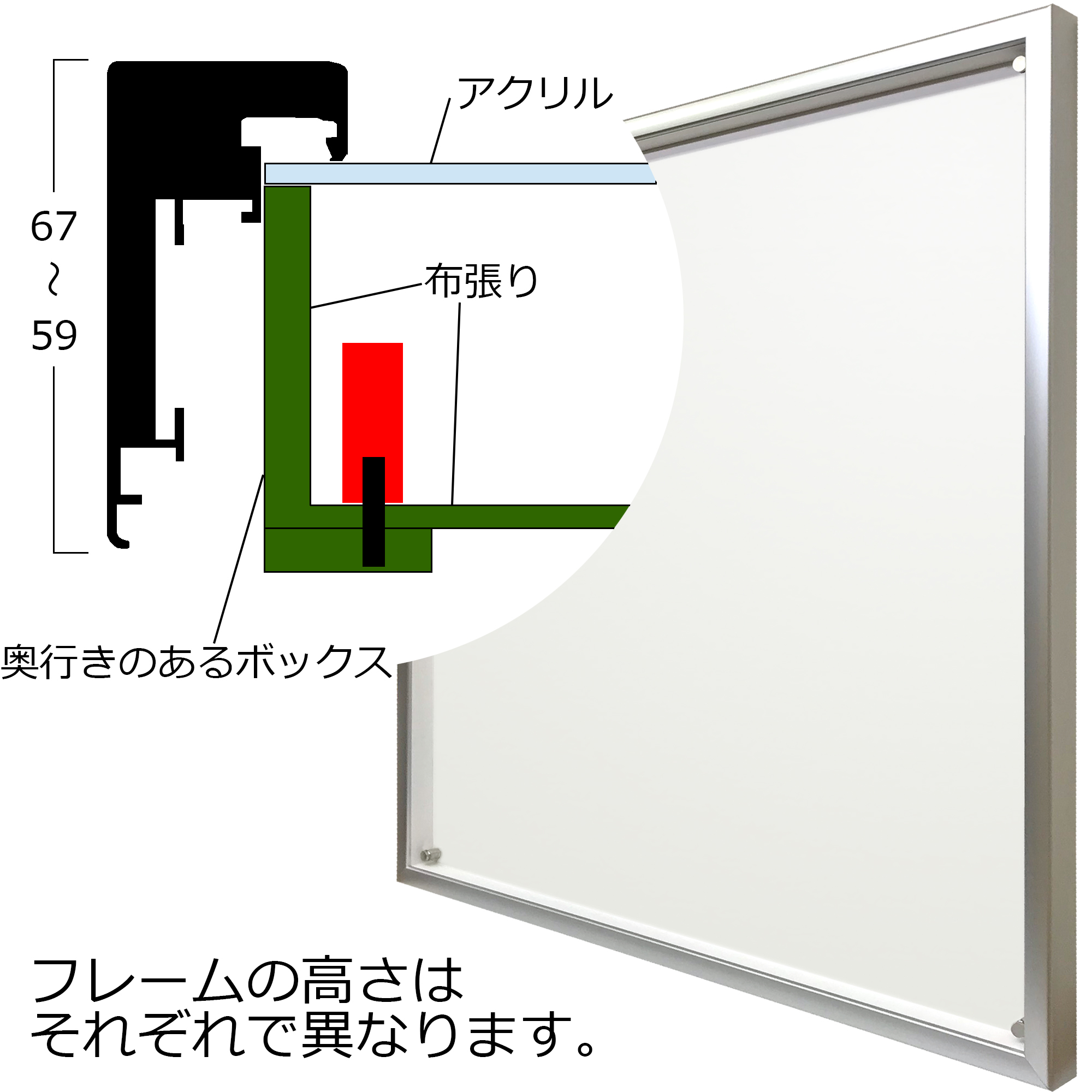 詳細画像10 ハンギングシステム専用額