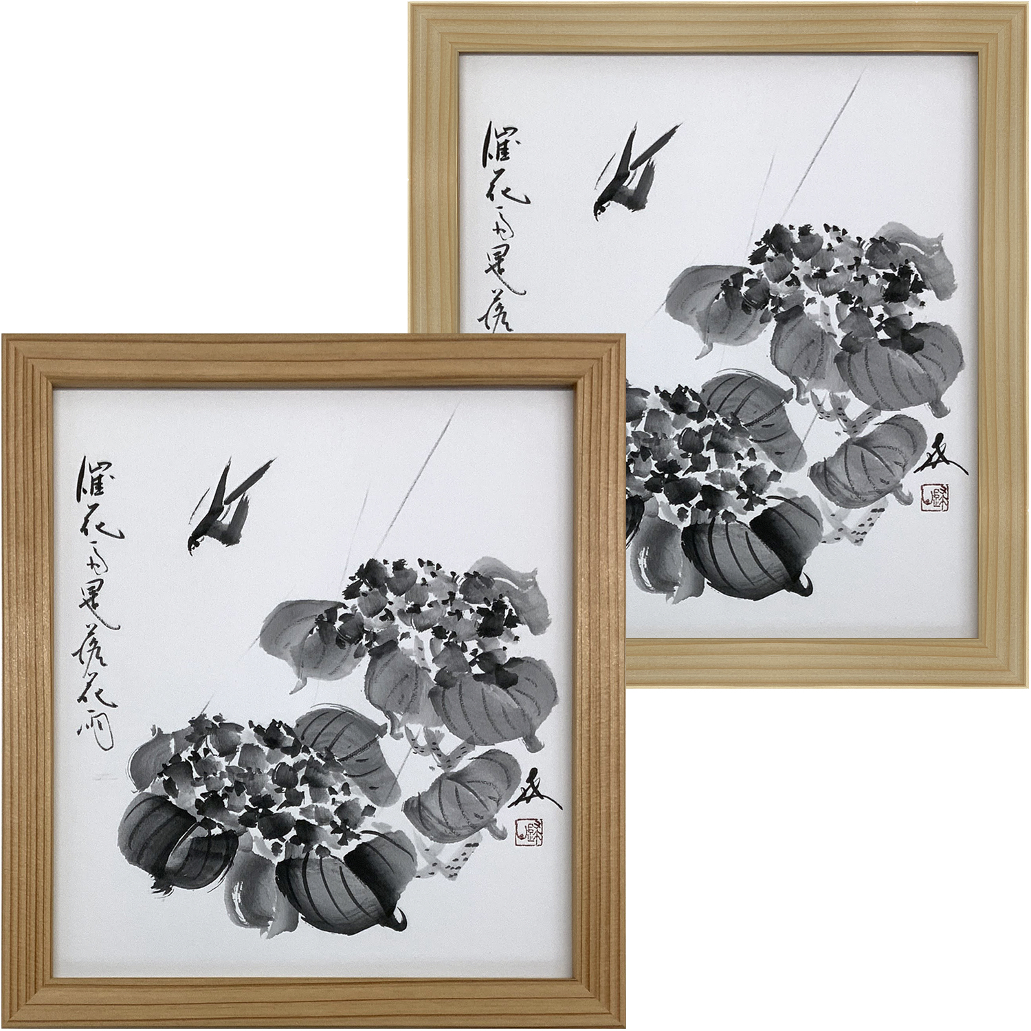 色紙額 九州杉 素朴なナチュラルフレームで色紙を優しく彩ります