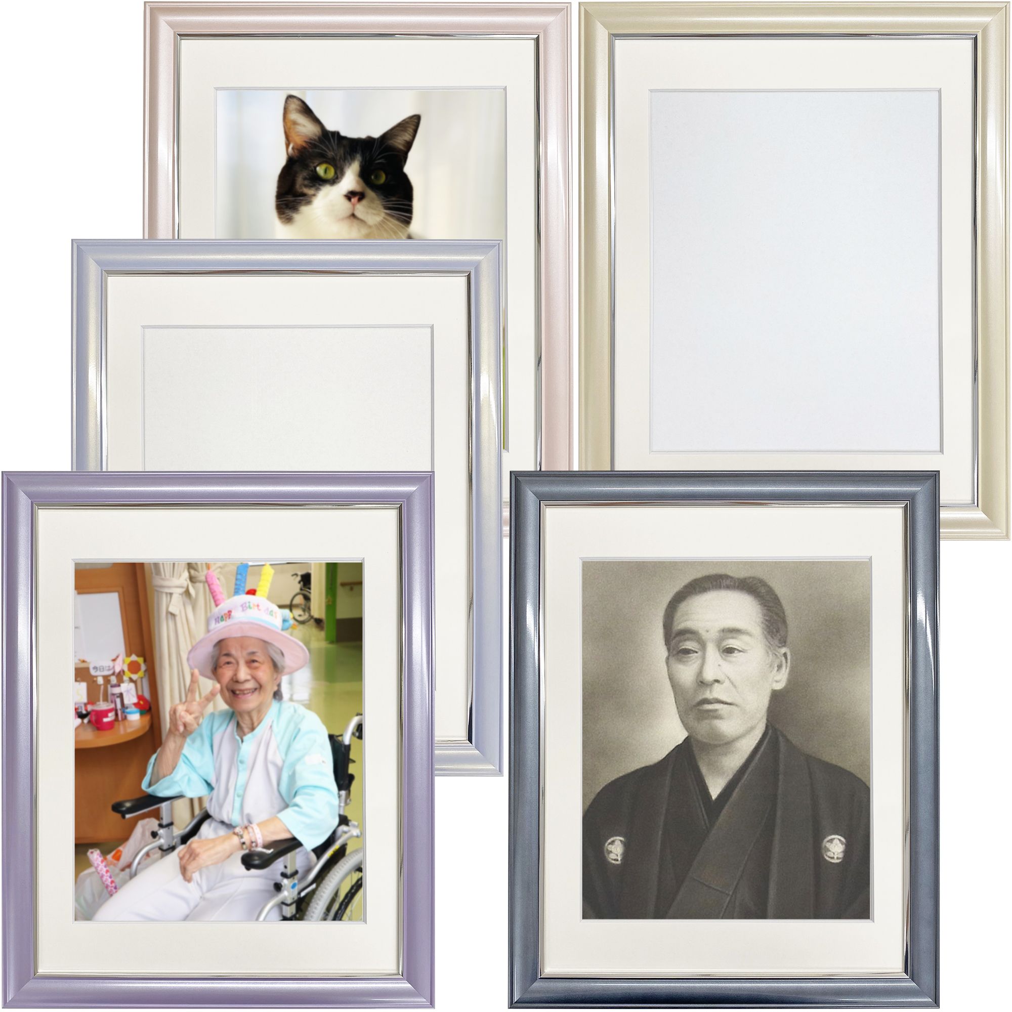 類似カラーの写真四ツ切用の額縁もご覧ください。