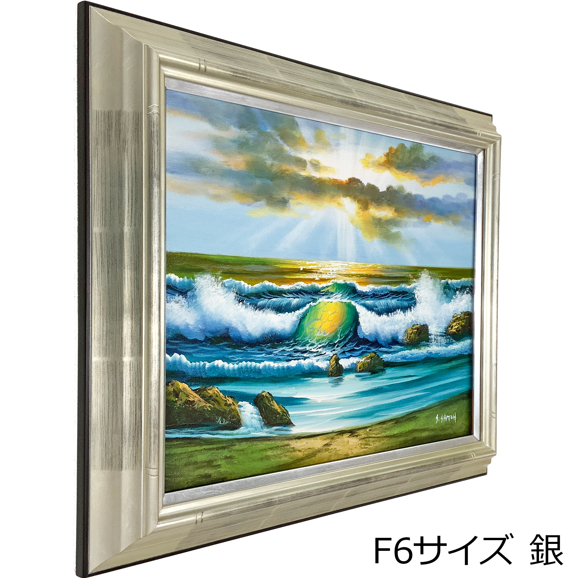 詳細画像5 油絵額縁 7764