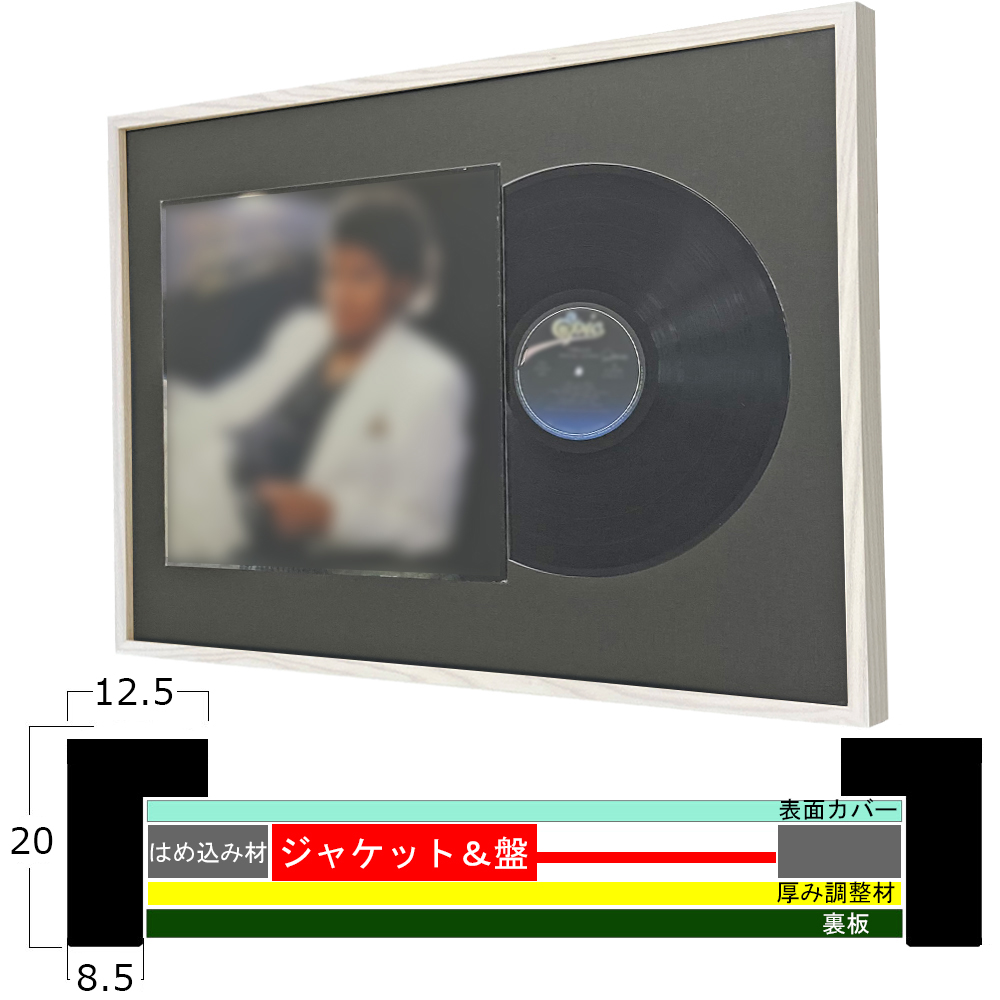 詳細画像2 LPジャケット専用額 GT501