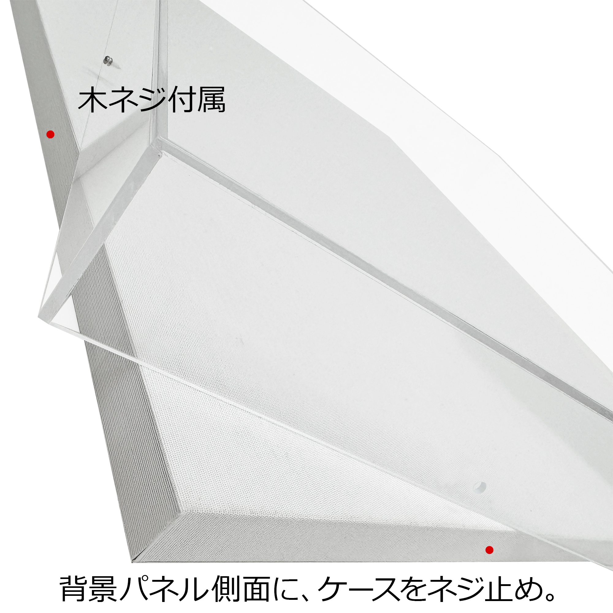 詳細画像4 [土台付き]キャンバスアクリルケース