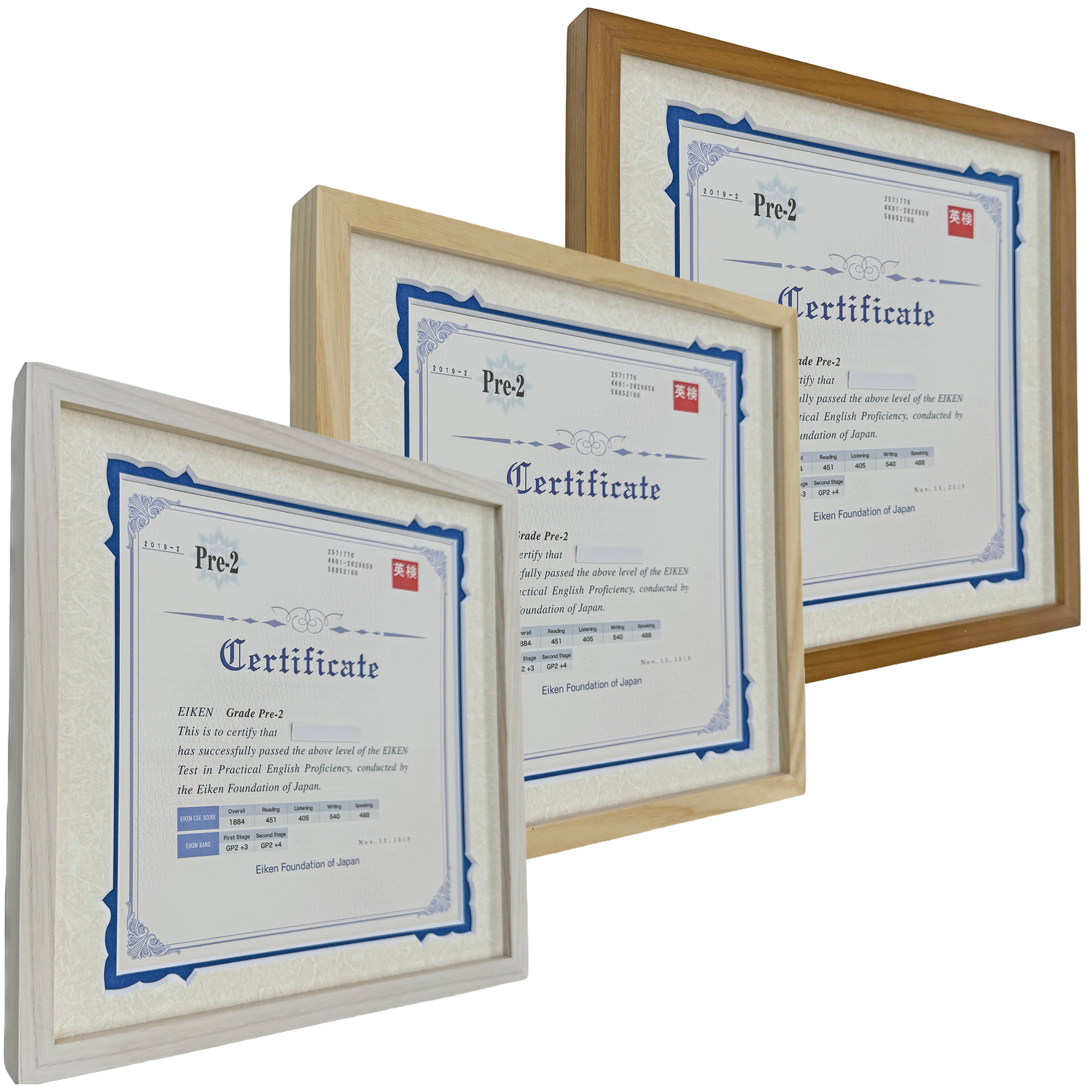 詳細画像6 英検(R)合格証専用額 GT501