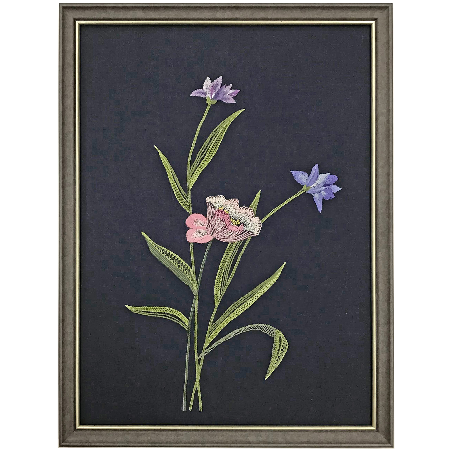 花の刺繍 マットなし