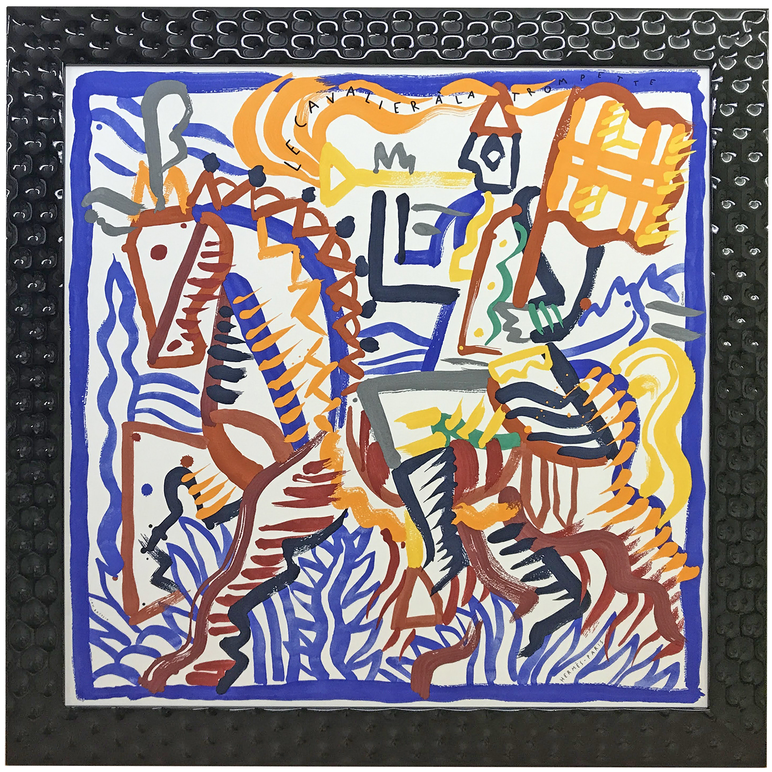 トランペットを奏でる騎士