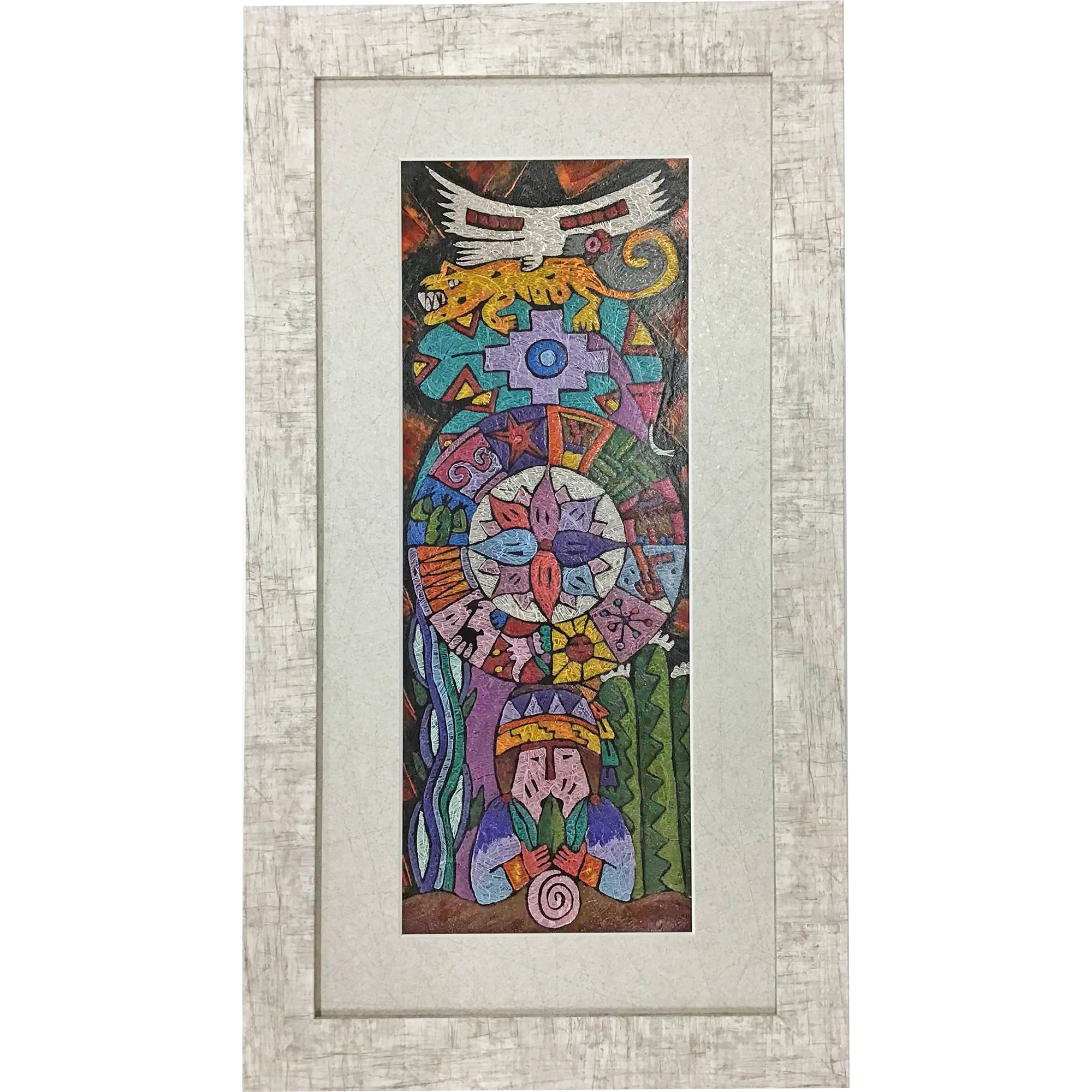 革製絵画 ペルー土産