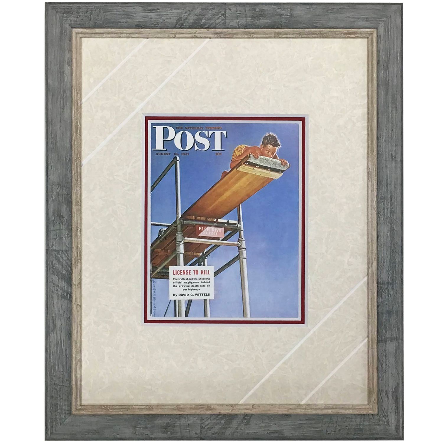 ポストカード「Boy on High Dive」