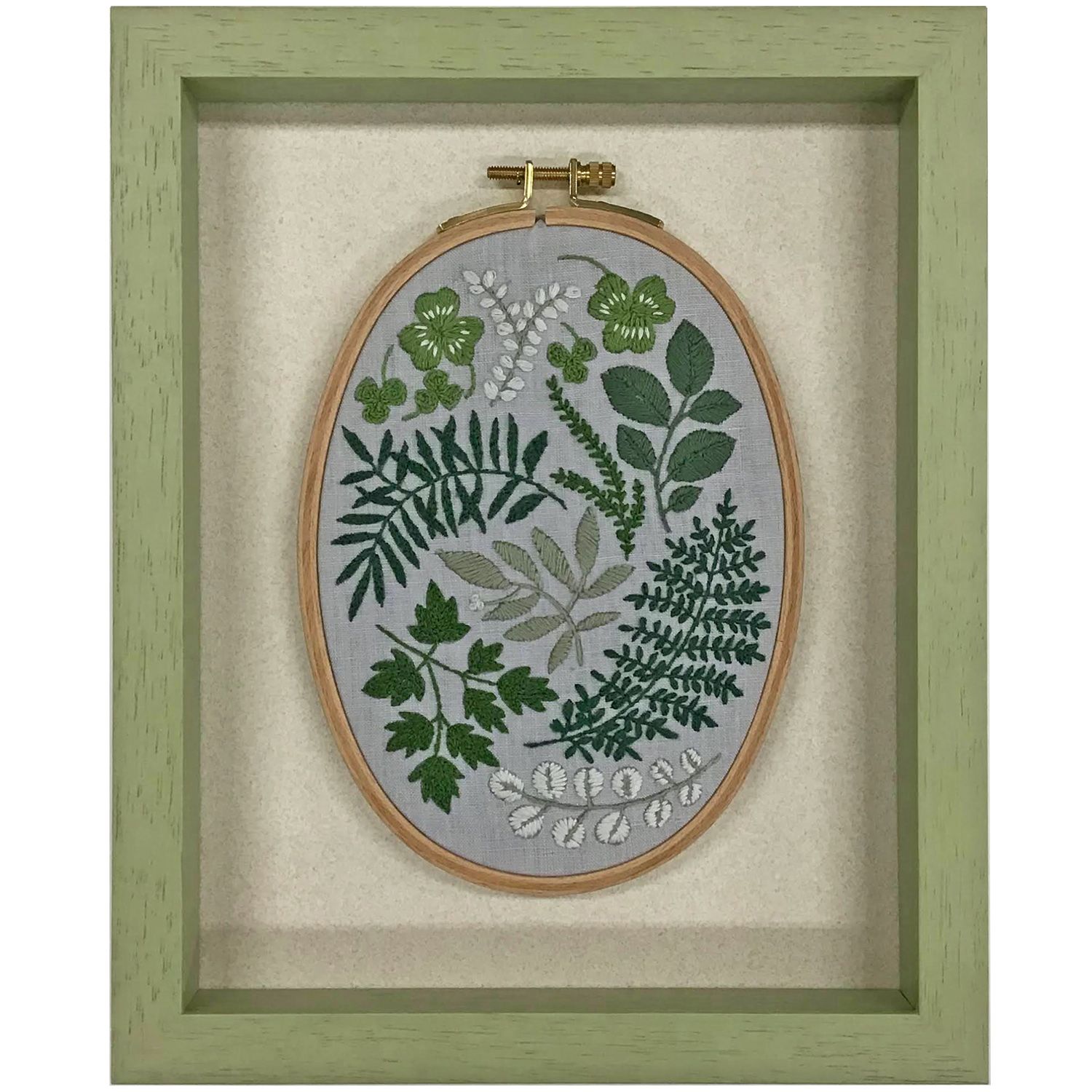 枠付き刺しゅう