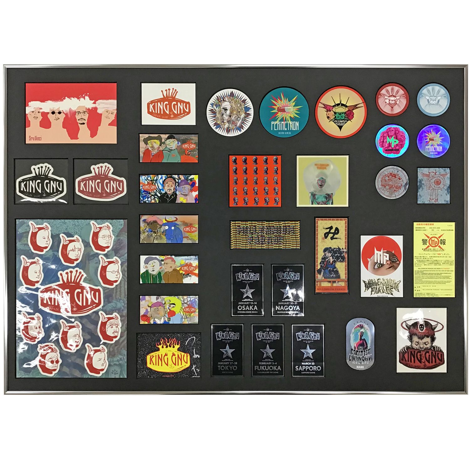 KING GNUバンドステッカー