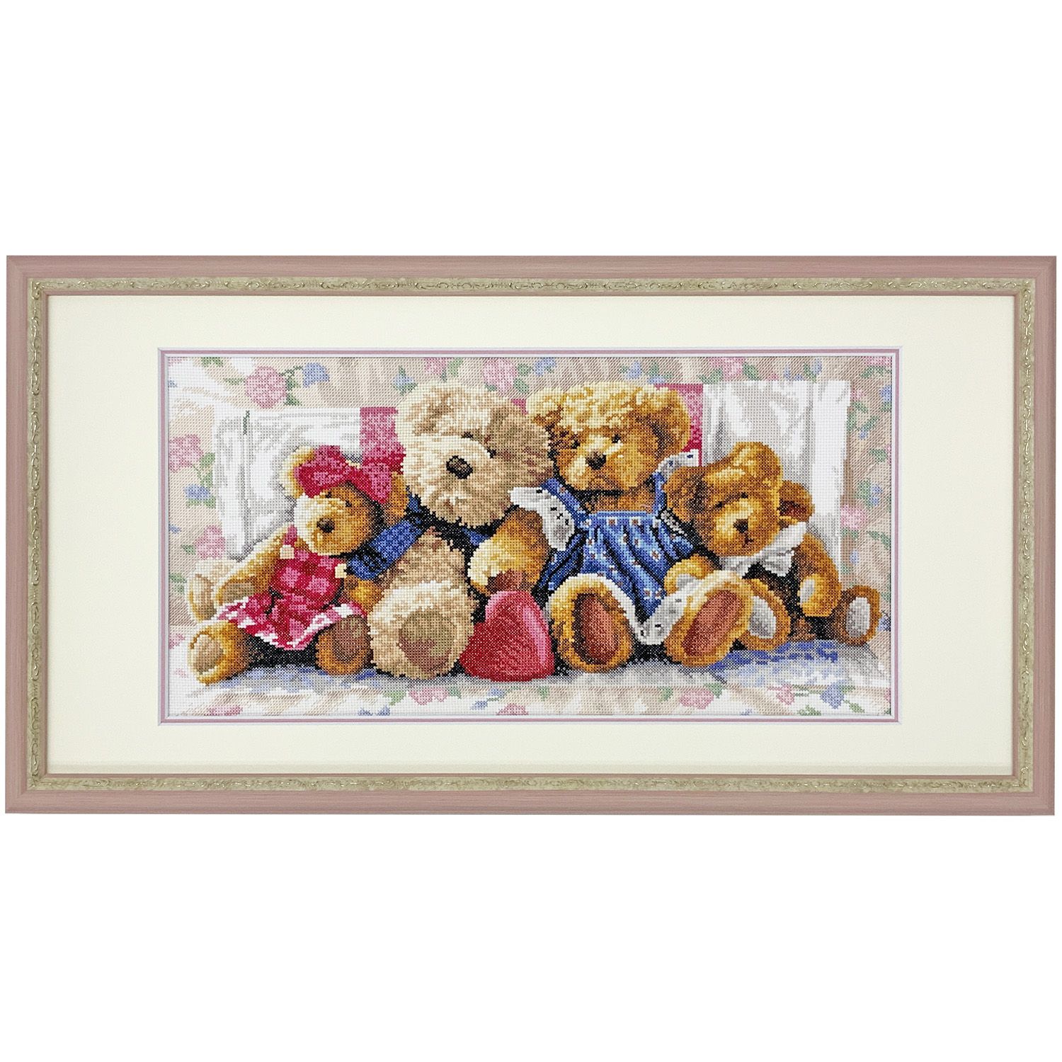 クマちゃんのクロスステッチ