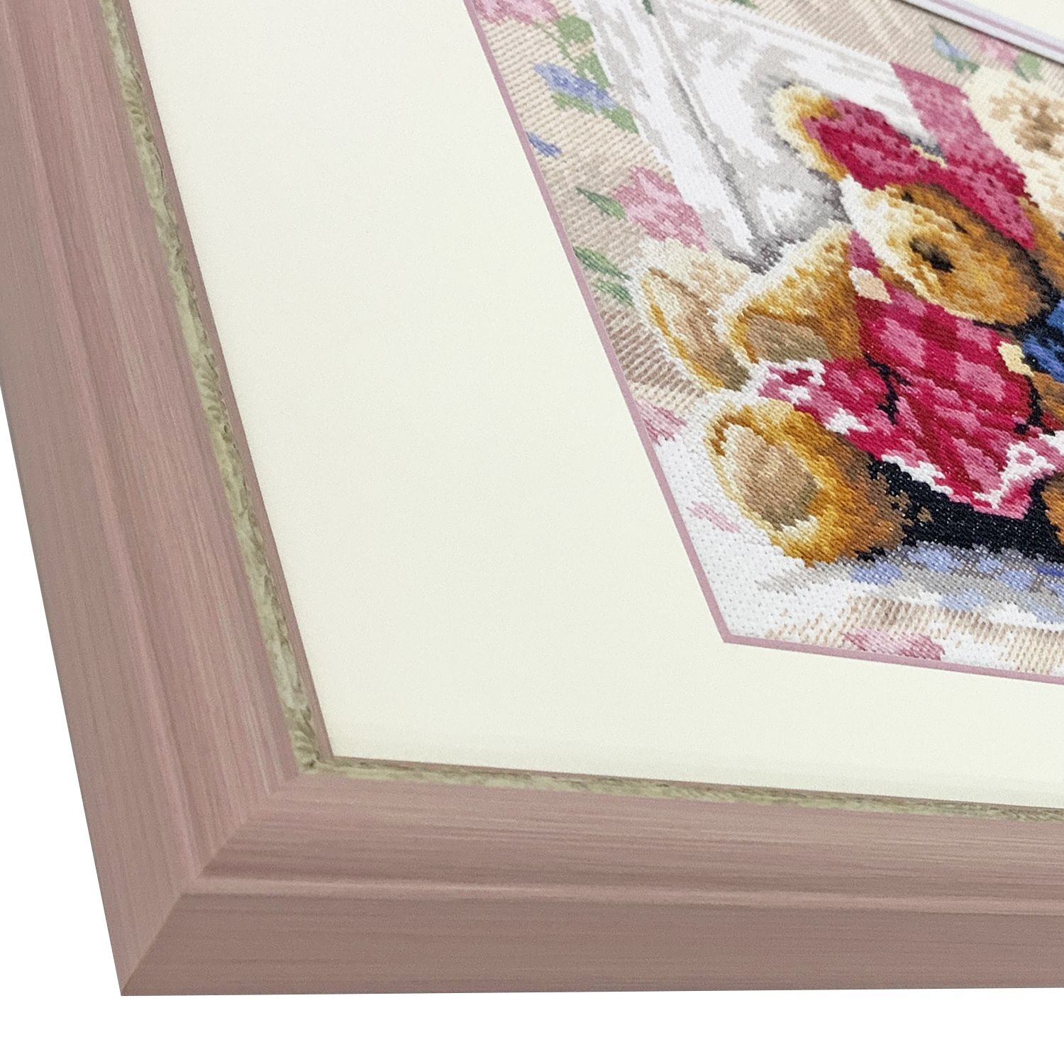 クマちゃんのクロスステッチ