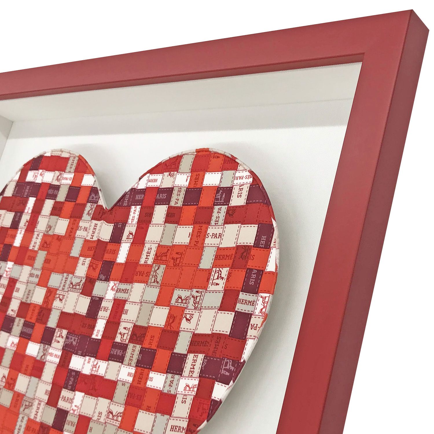 ハート型 スカーフ浮かし