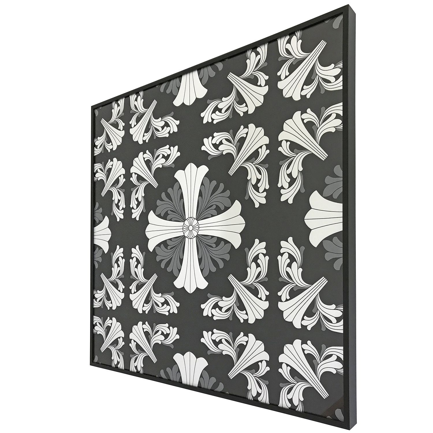 額装実例3 クロムハーツ SILK SCARF CH PLUS