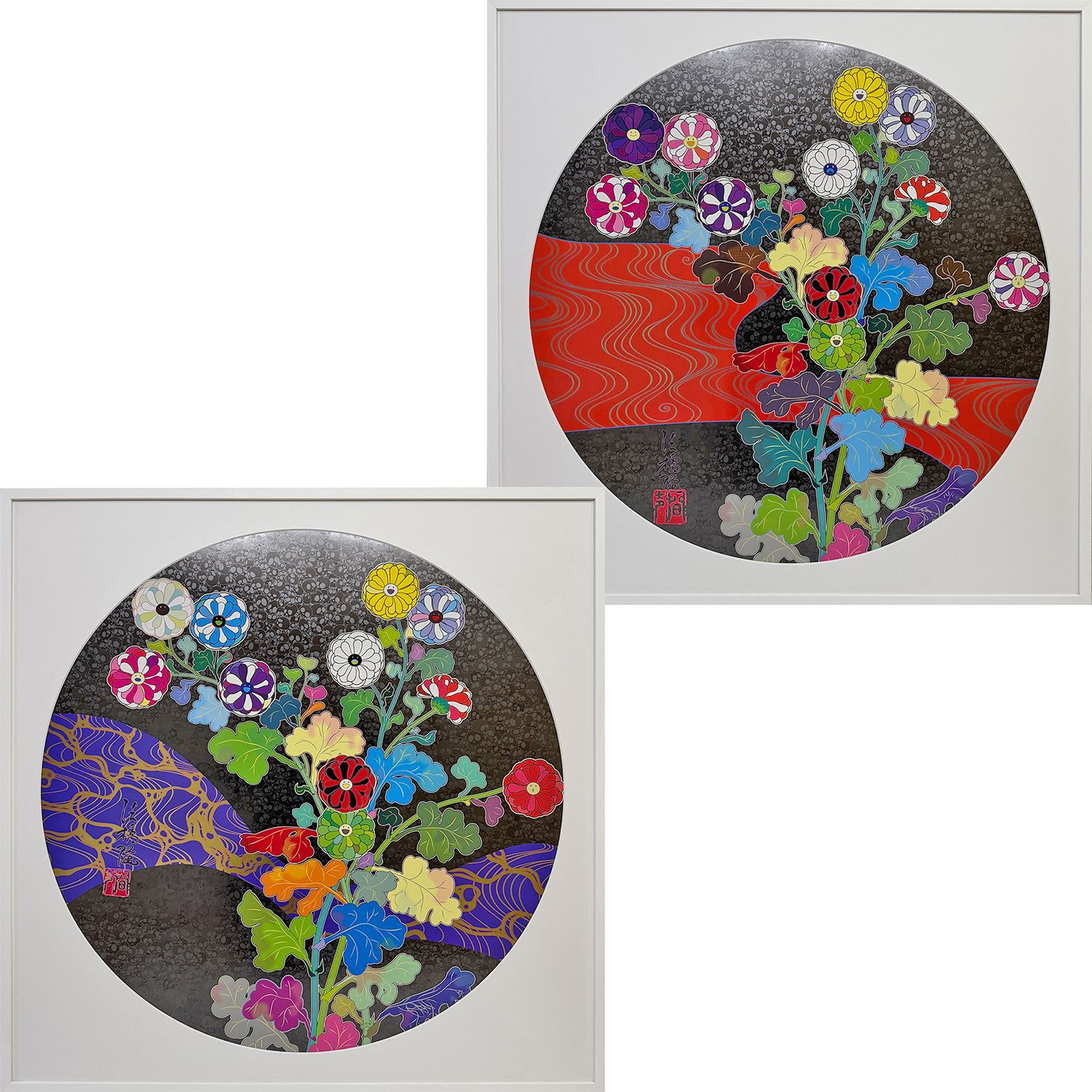 村上隆 円形リトグラフ