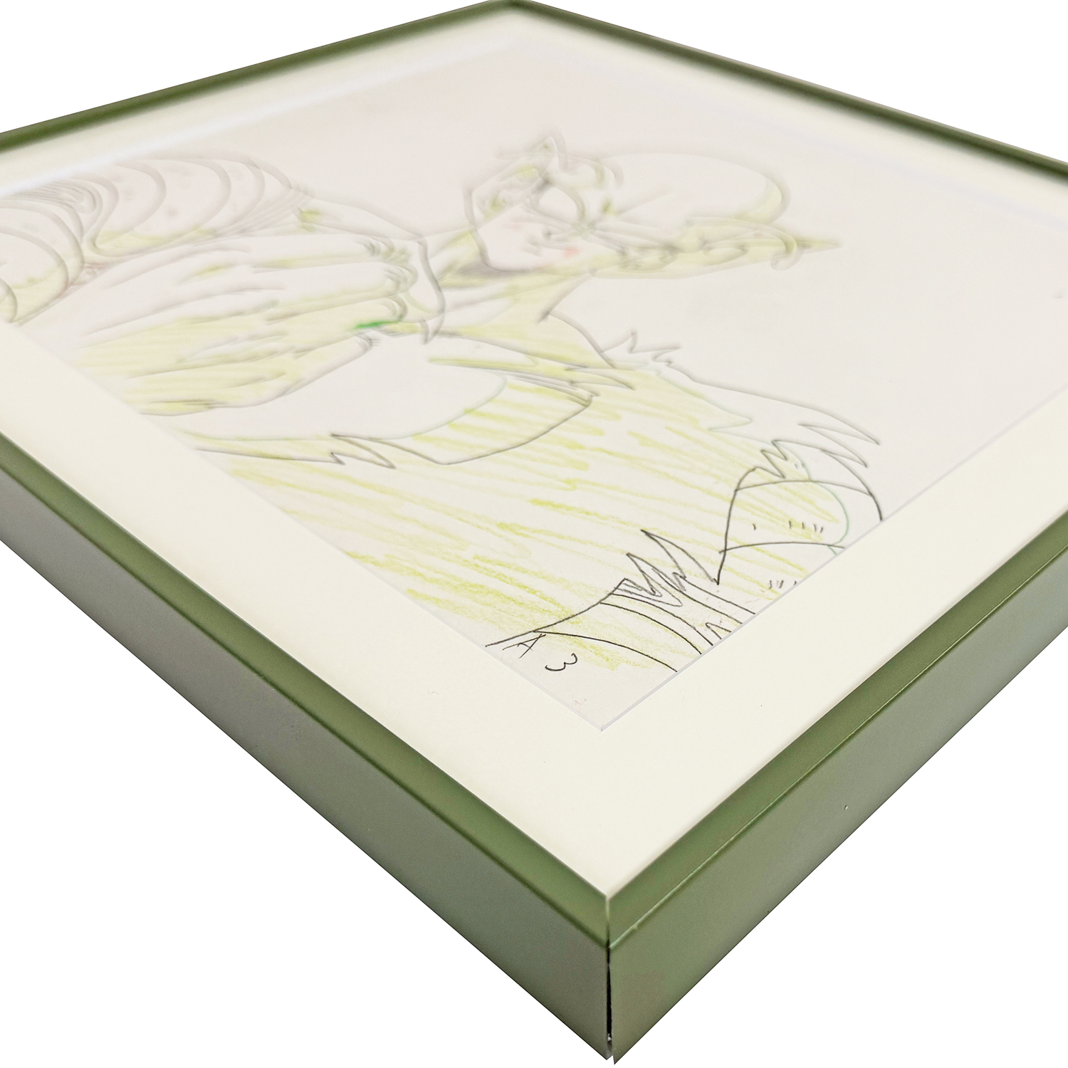 額装実例3 ドラゴンボール アニメ原画 ピッコロ