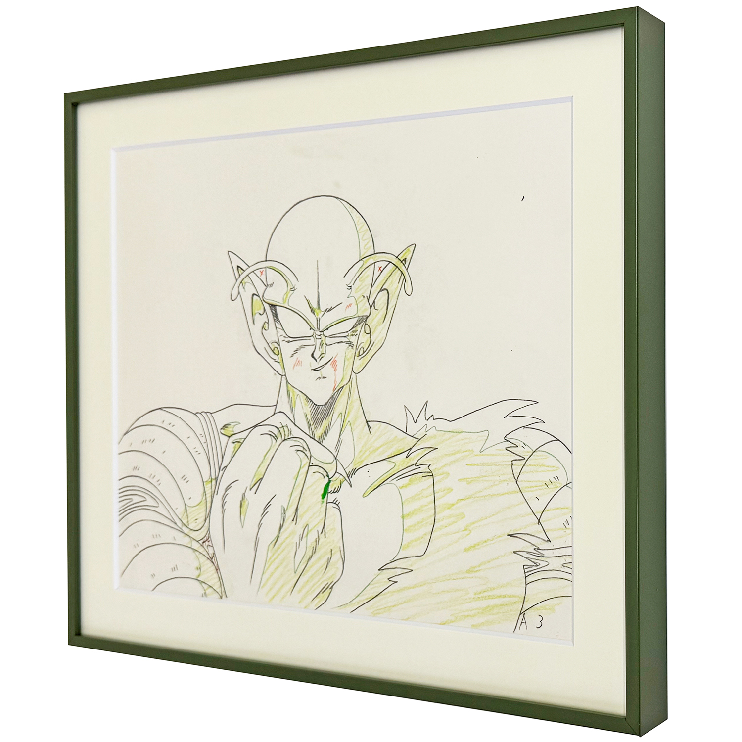 額装実例5 ドラゴンボール アニメ原画 ピッコロ