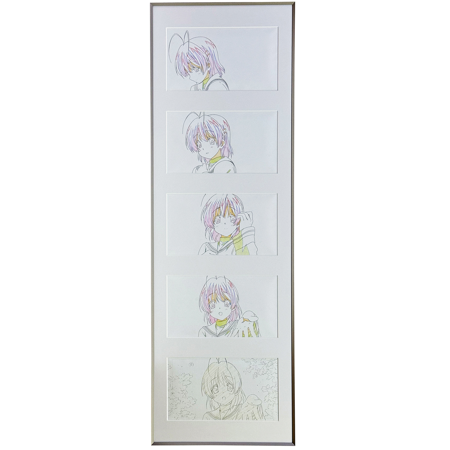 額装実例1 CLANNAD アニメーション原画