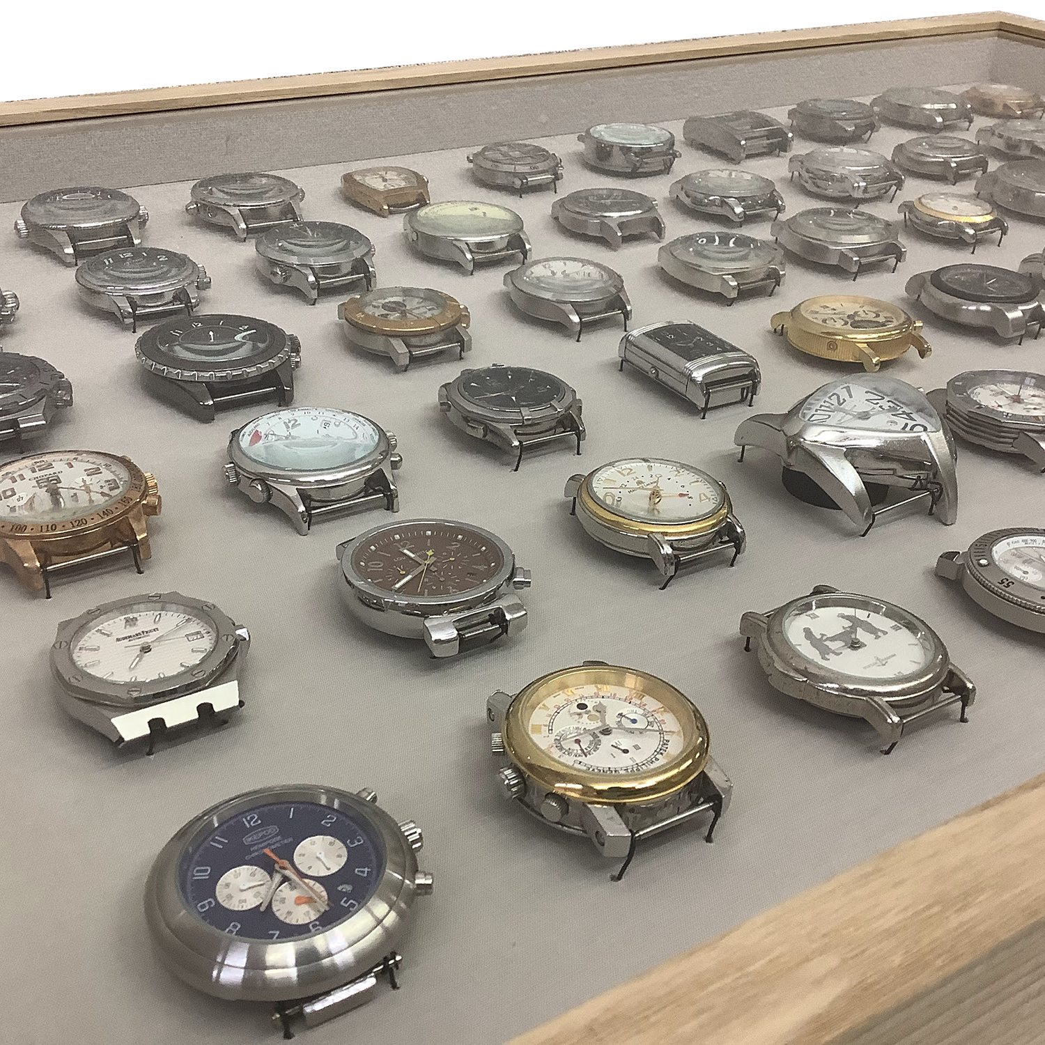 額装実例6 腕時計のコレクション