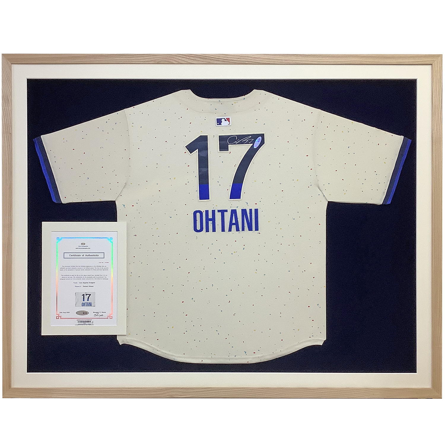 大谷翔平ユニフォーム 証明書