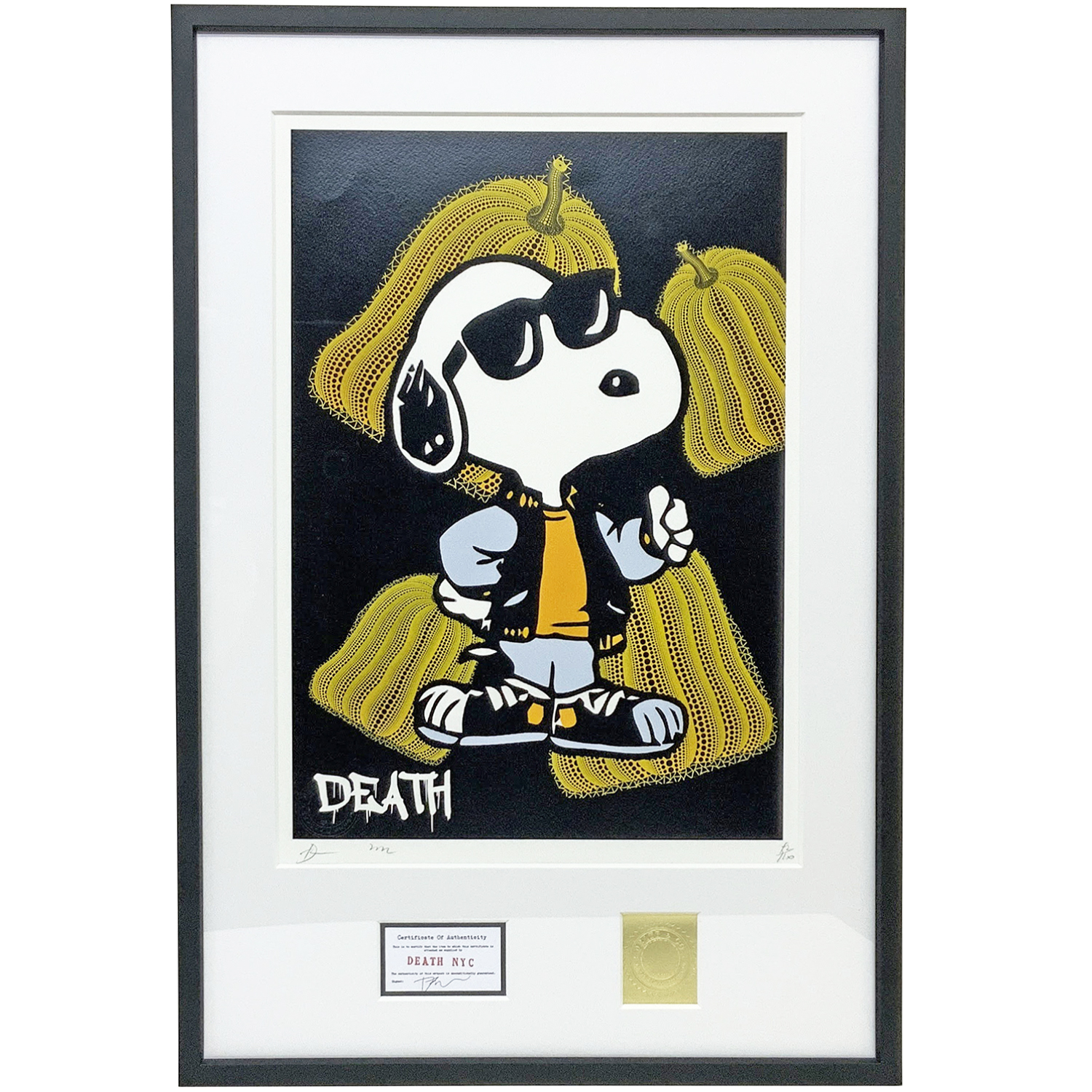 「DEATH NYC」スヌーピー×草間彌生