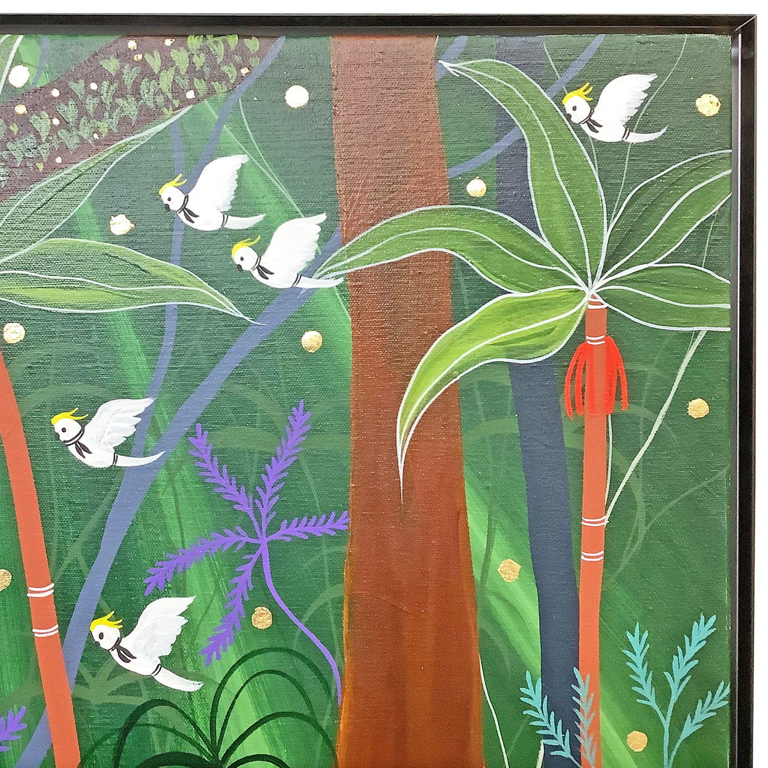 キャンバスアート 細身枠付き