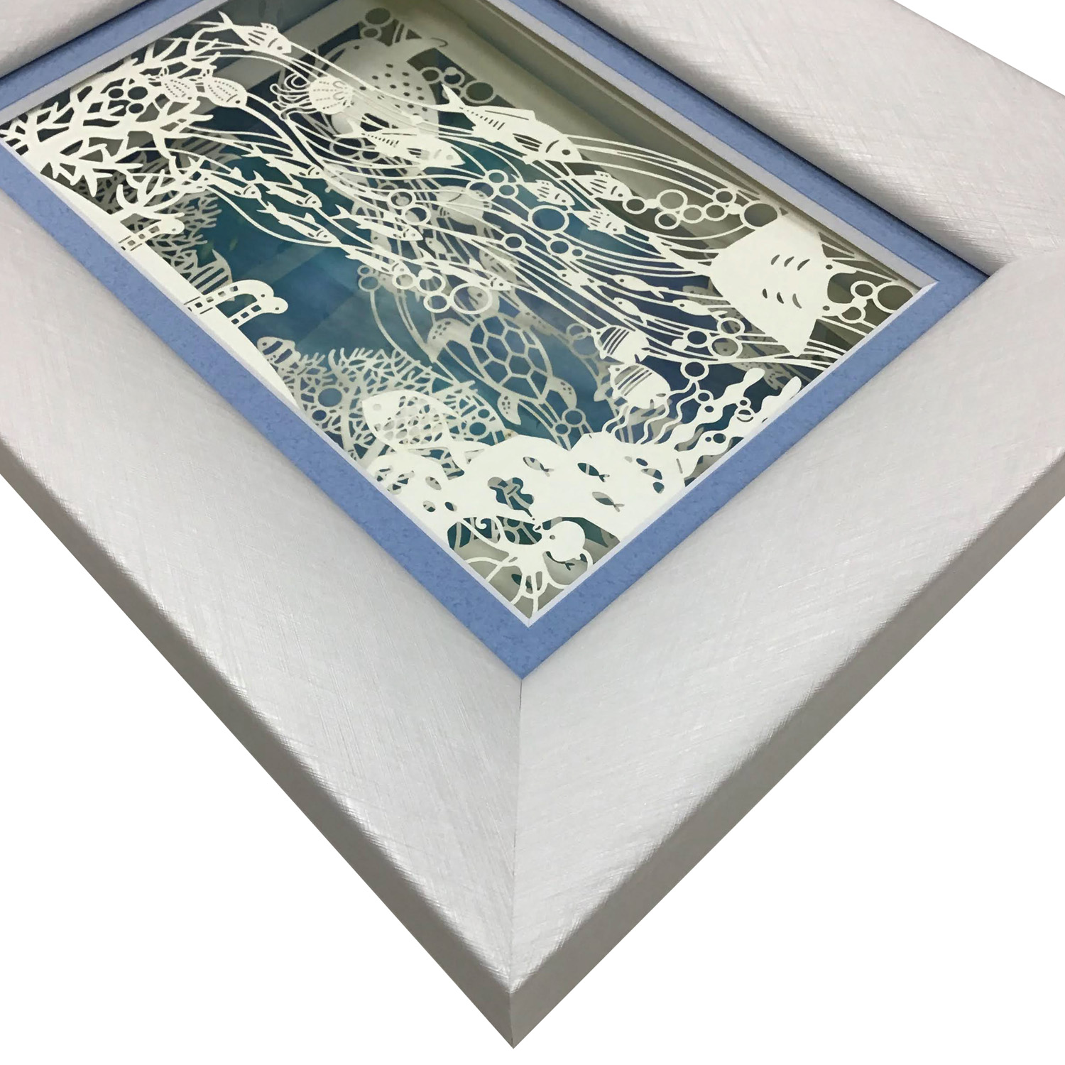 額装実例4 切絵メッセージカード