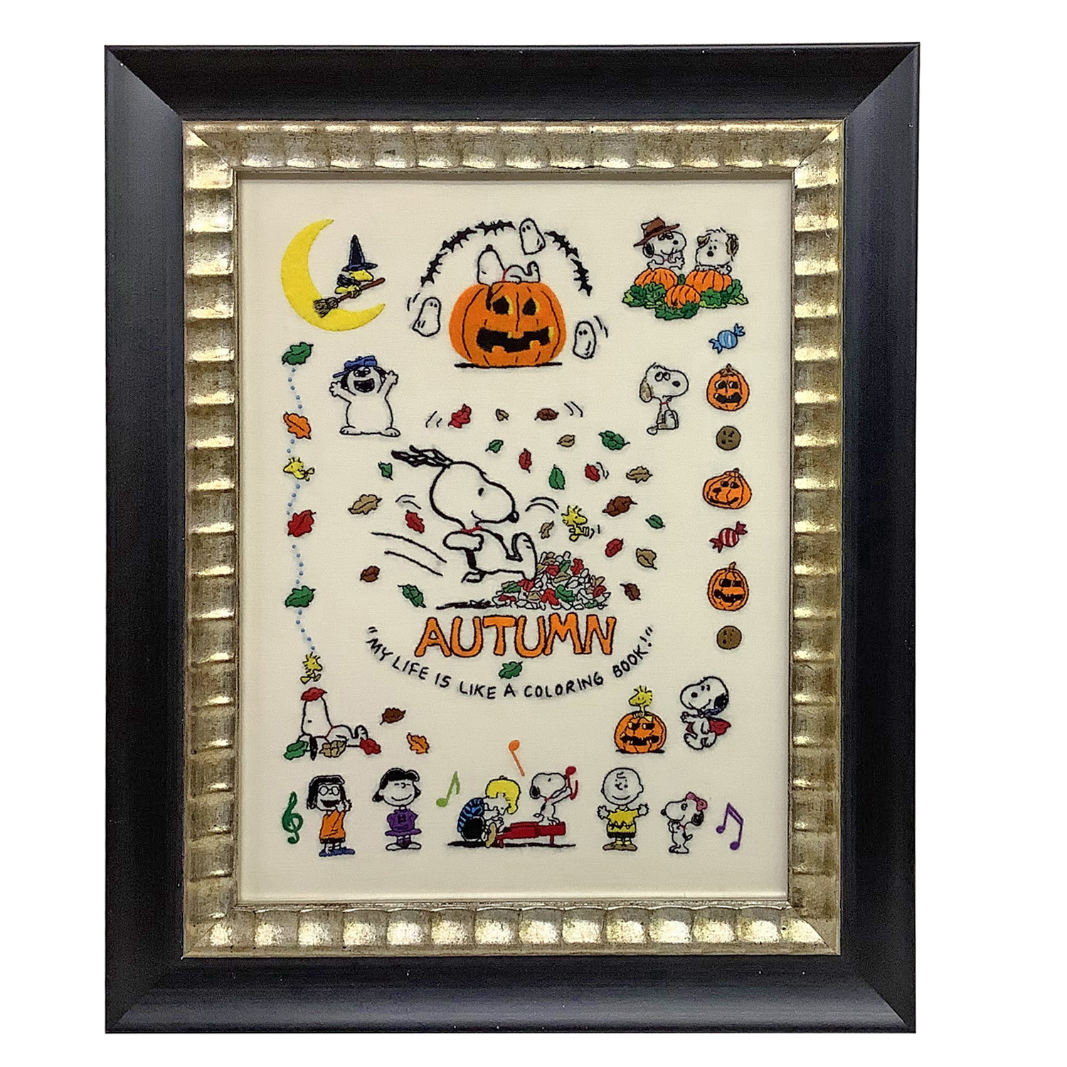 スヌーピー ハロウィンのクロスステッチ