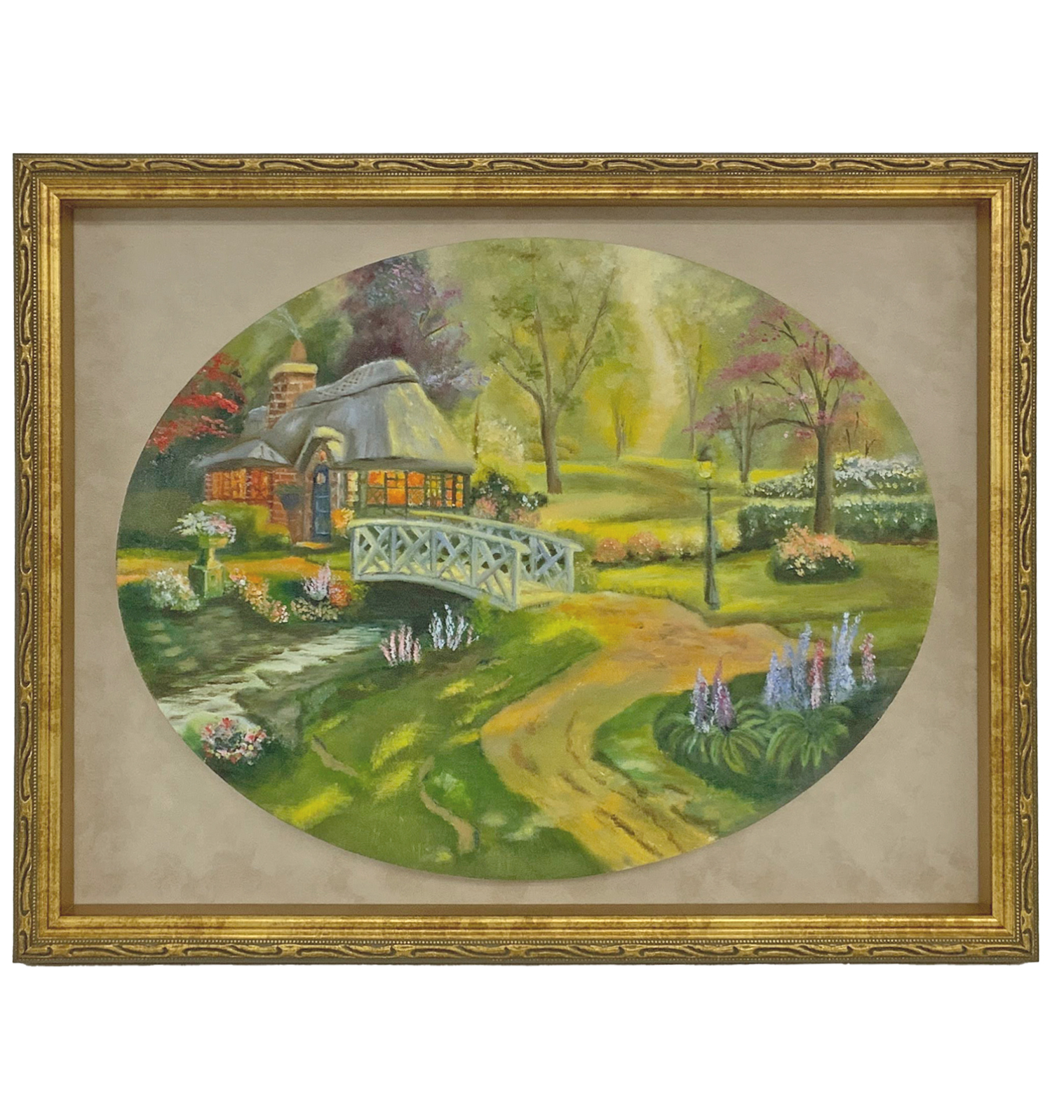 楕円形のキャンバス トーマス・キンケード