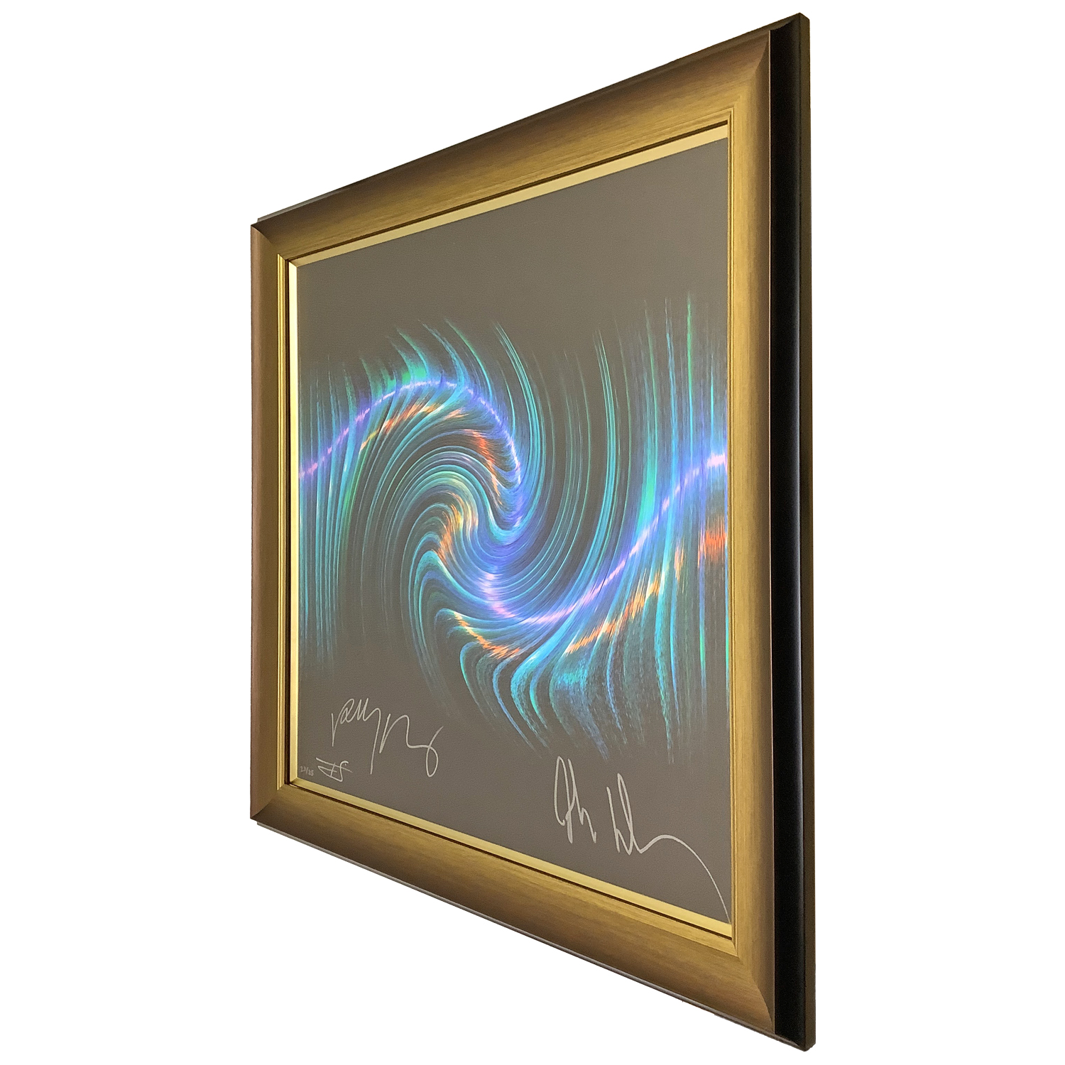 額装実例5 Soundwaves Art [The Doors]