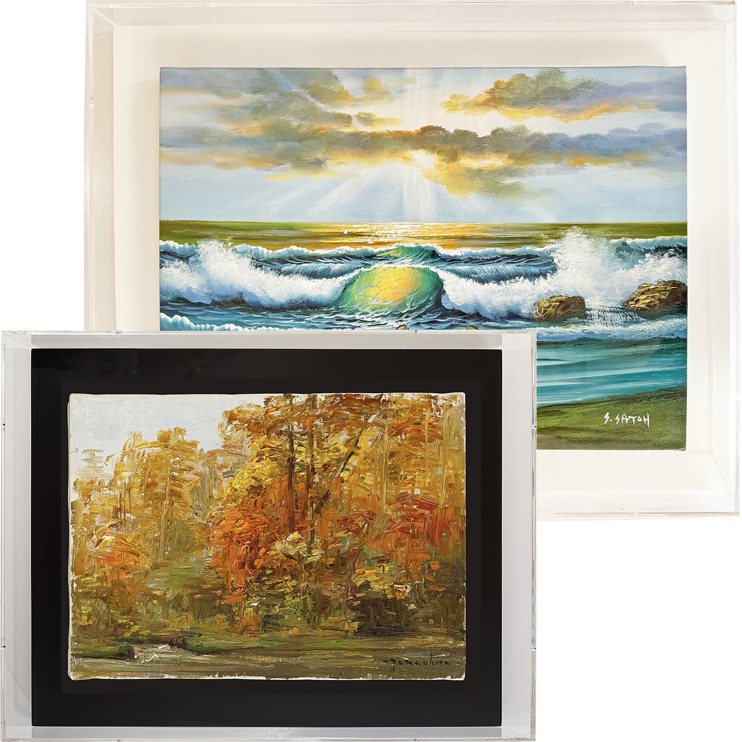 アクリルボックス[土台付き] 9988