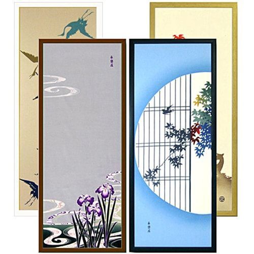 詳細画像 手ぬぐい額 ステインフレーム