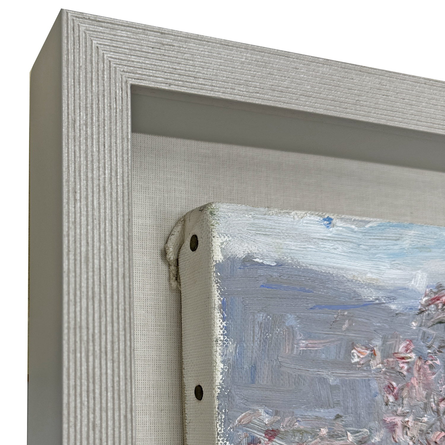 詳細画像2 浮かし額 角箱(ぎんねずみ)