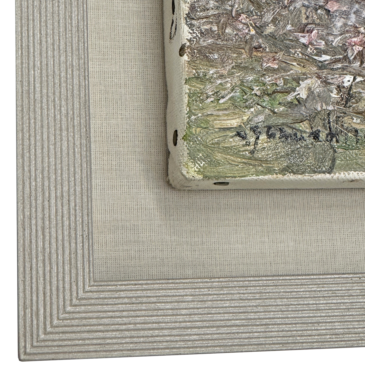 詳細画像3 浮かし額 角箱(ぎんねずみ)