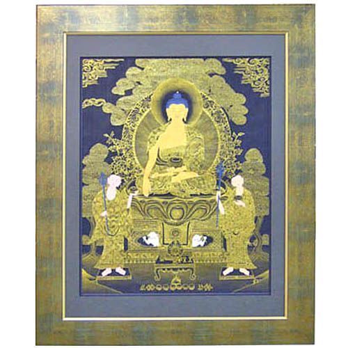 刺繍で描いた仏画