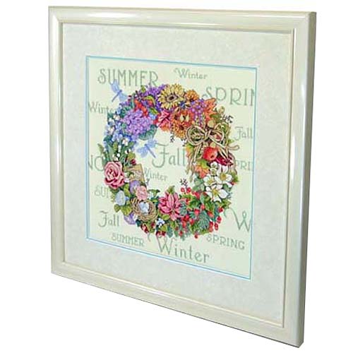 クロスステッチ リース