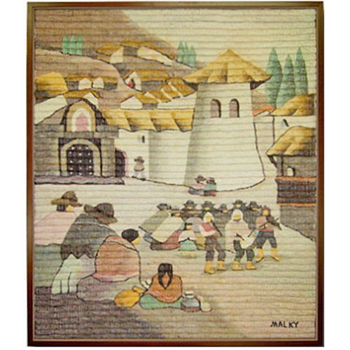 膨らみのあるタペストリー