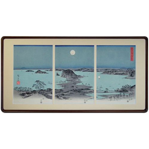 浮世絵 3枚続き